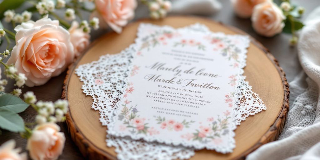 Invitation til fest med balloner