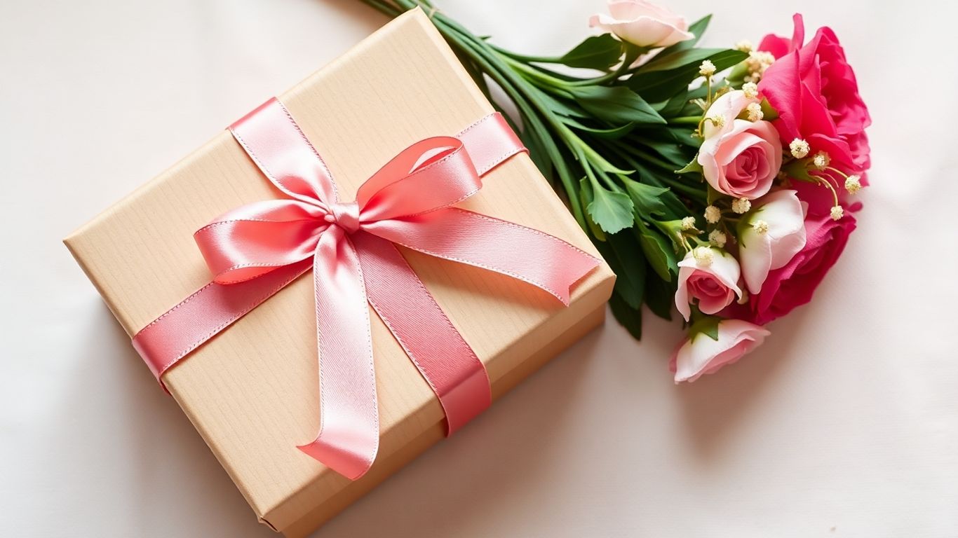 Personlig gave til veninde med blomster