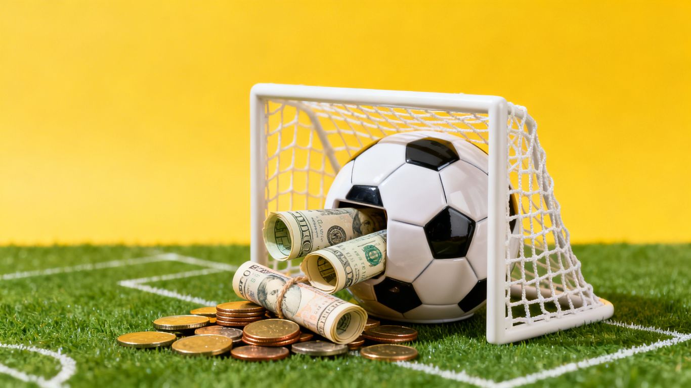 Fodbold-inspireret pengegave til konfirmanden.