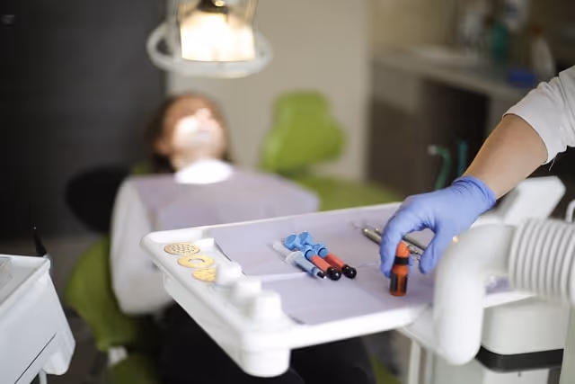 Dental professionals shaking hands