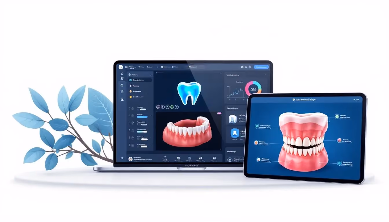 An overview of dental software used in dental practices.
