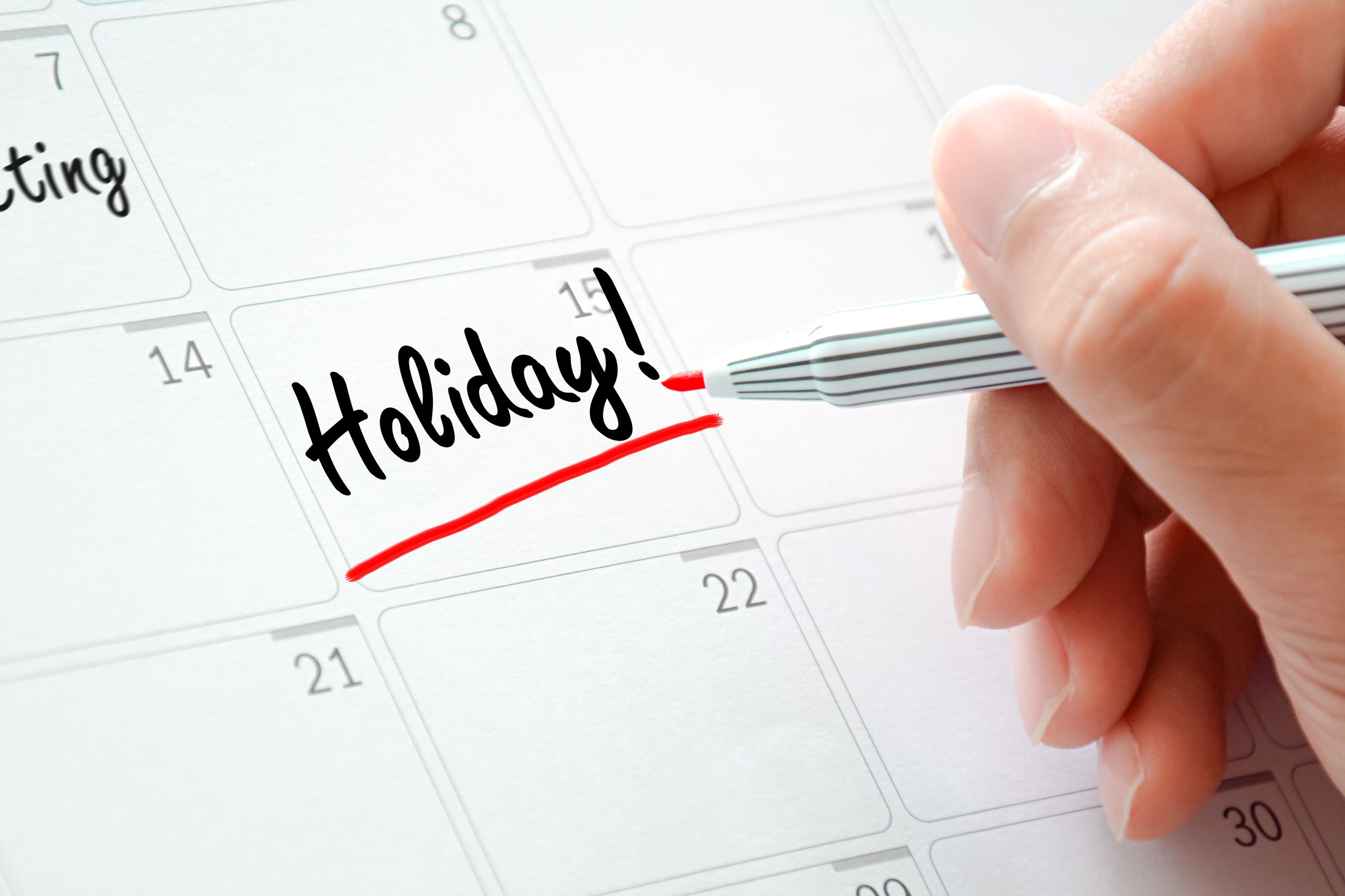 Holiday Calendar