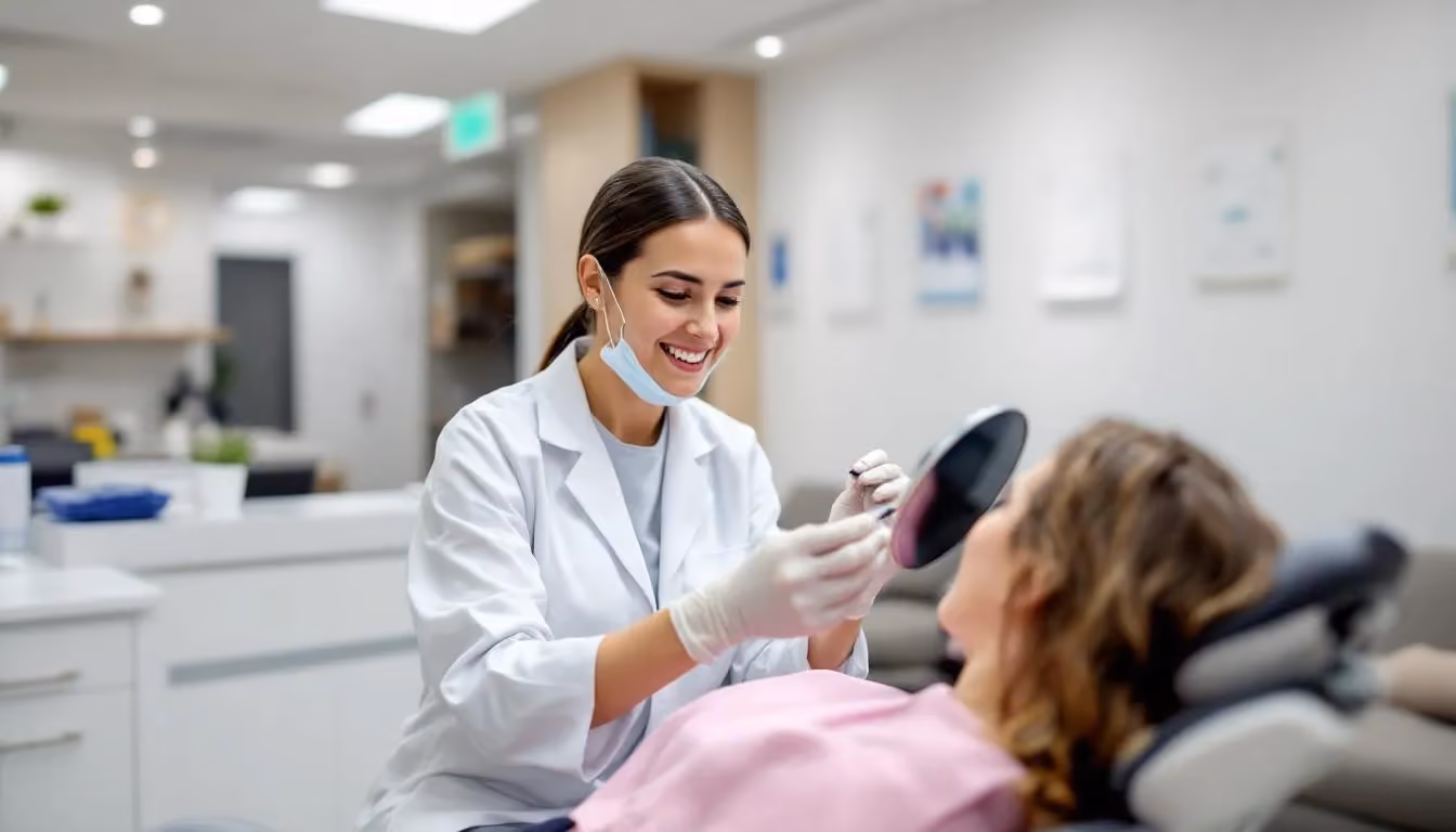 Onboarding a new dental hygienist.