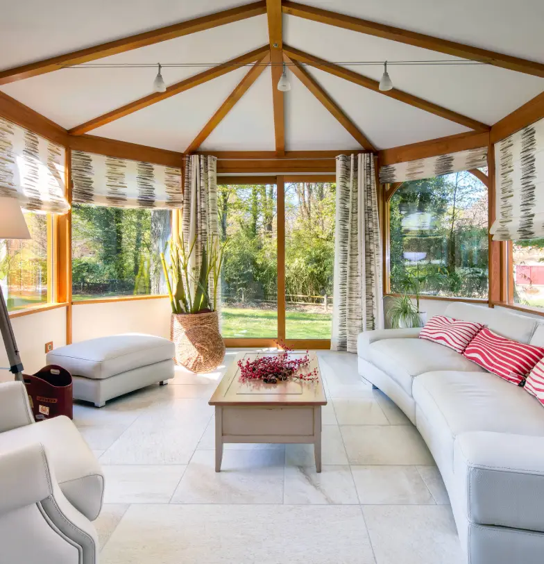 Véranda pièces à vivre