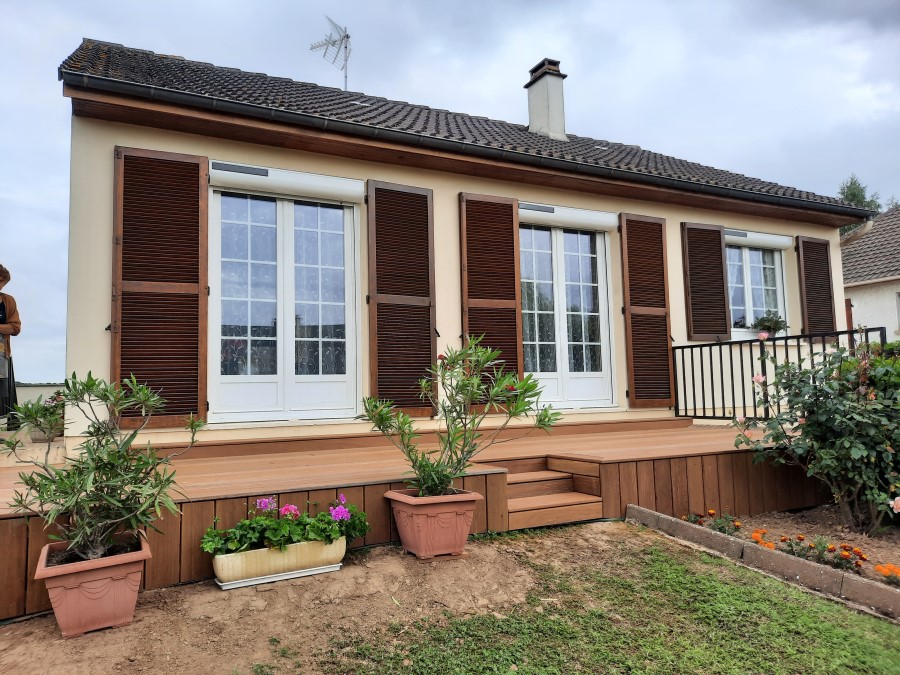 Pose de terrasse bois à Bailleau l’Évêque