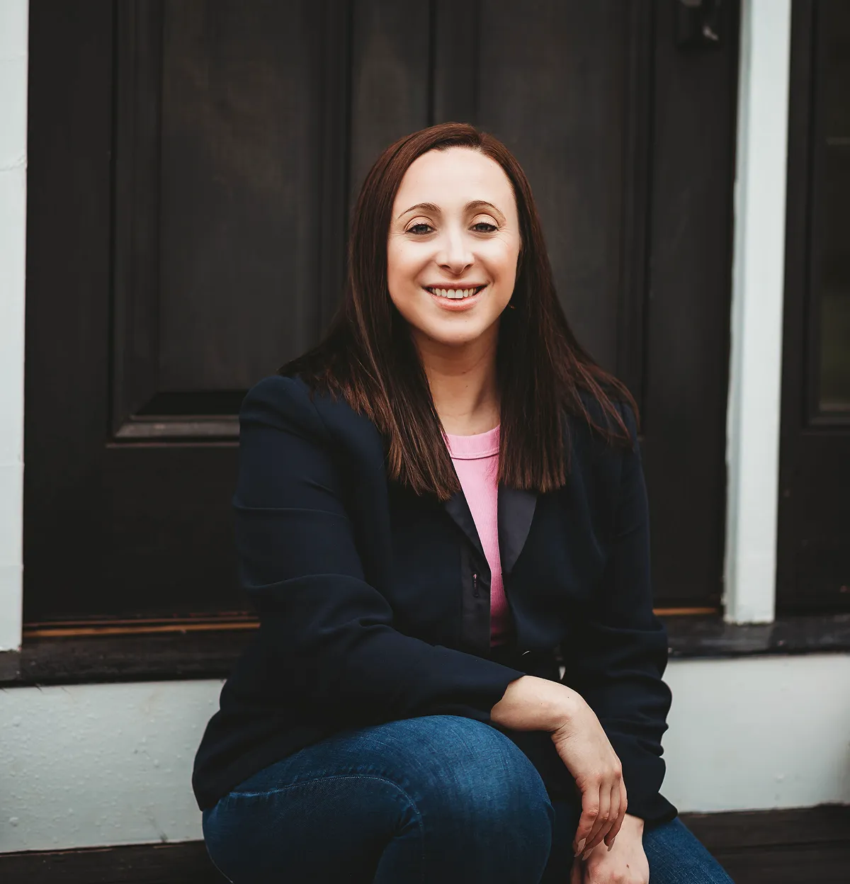 Portrait of Sadie Fullam, founder of Speech and Language Nook Therapy Center in Sturbridge, MA.