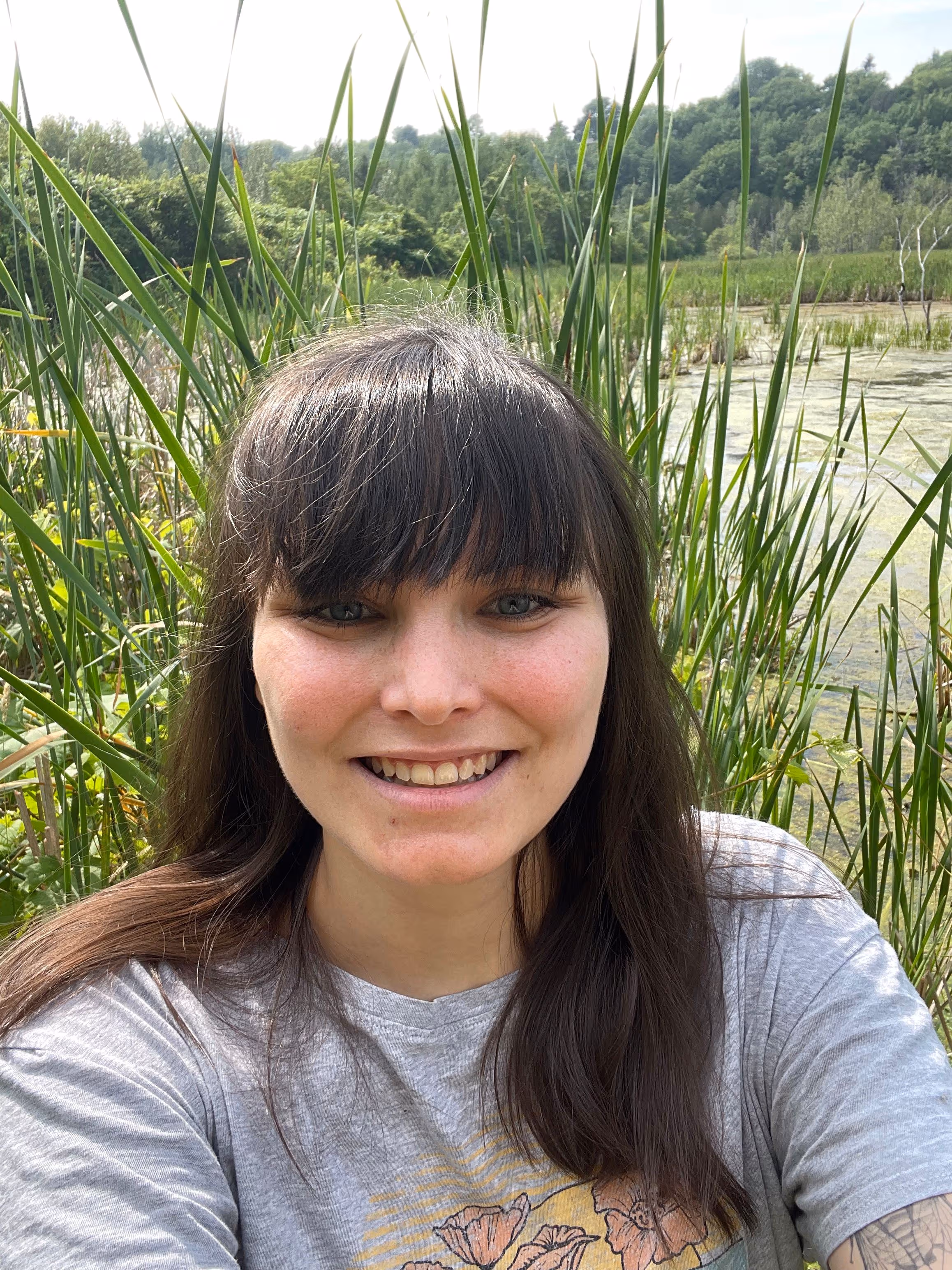 une ambassadrice de l'initiative Mobilisation pour la restauration des milieux humides au Québec