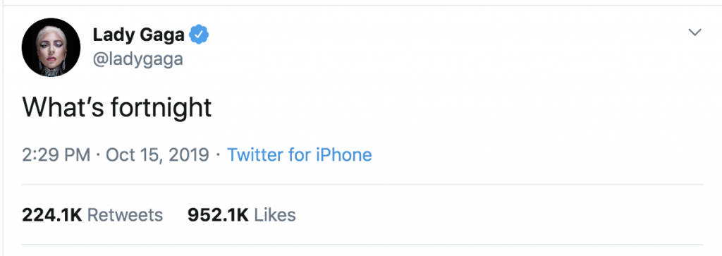 Lady Gaga - What's fortnight
