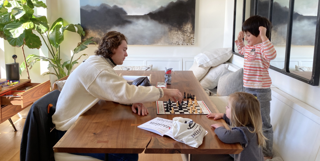 chess teacher and student