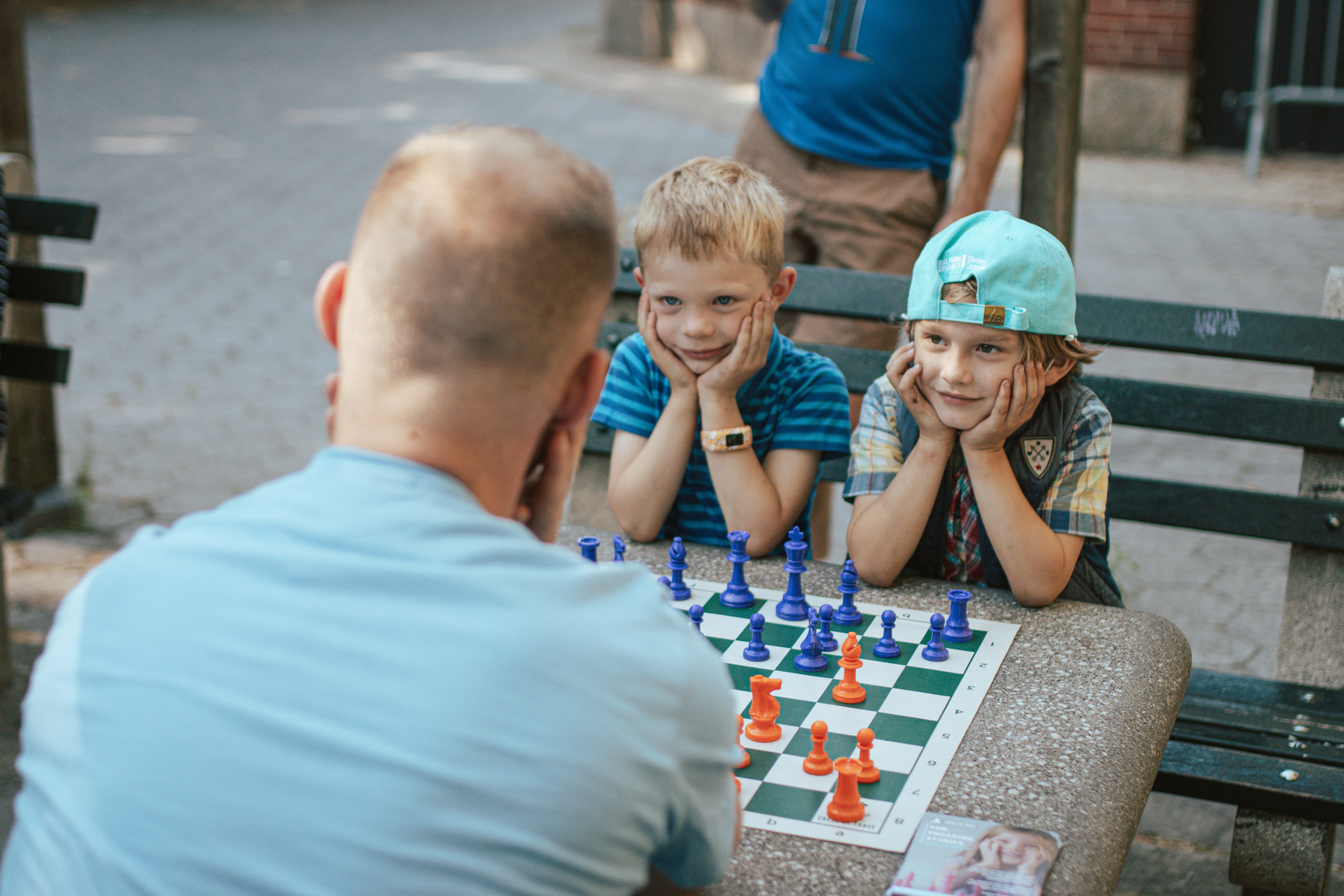 kids loving chess