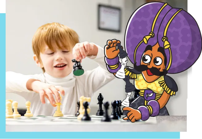 Story Time Chess beginner program photo kids playing chess