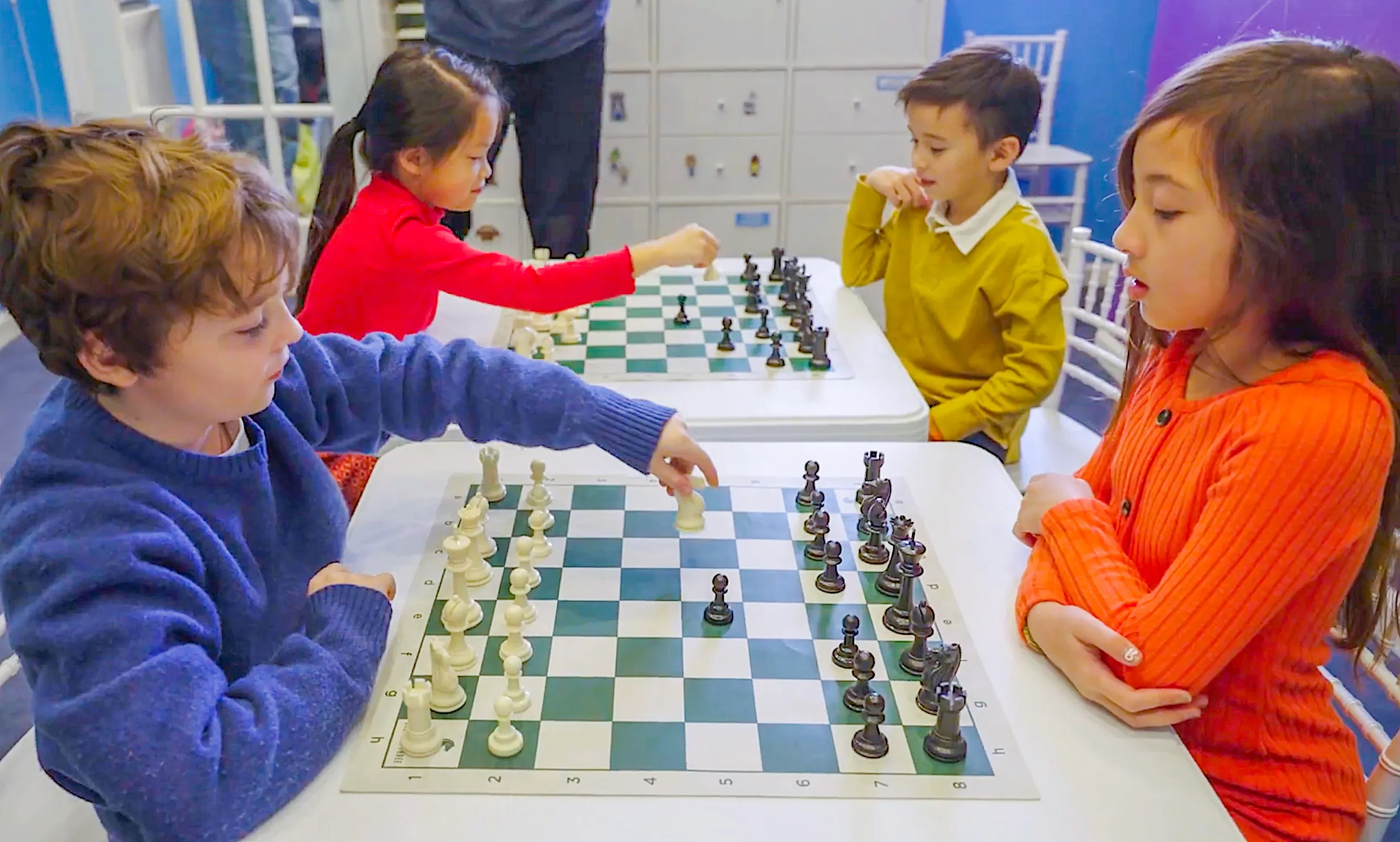 Story Time Chess tournament kids competing in chess competition
