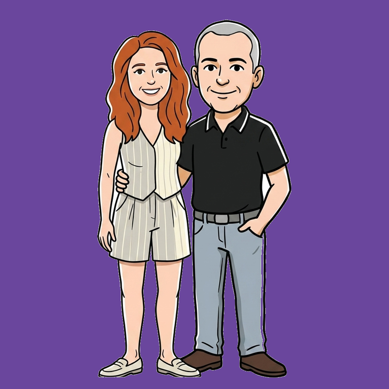 Sam and Tatiana, Story Time Chess Maryland franchise owners cartoon