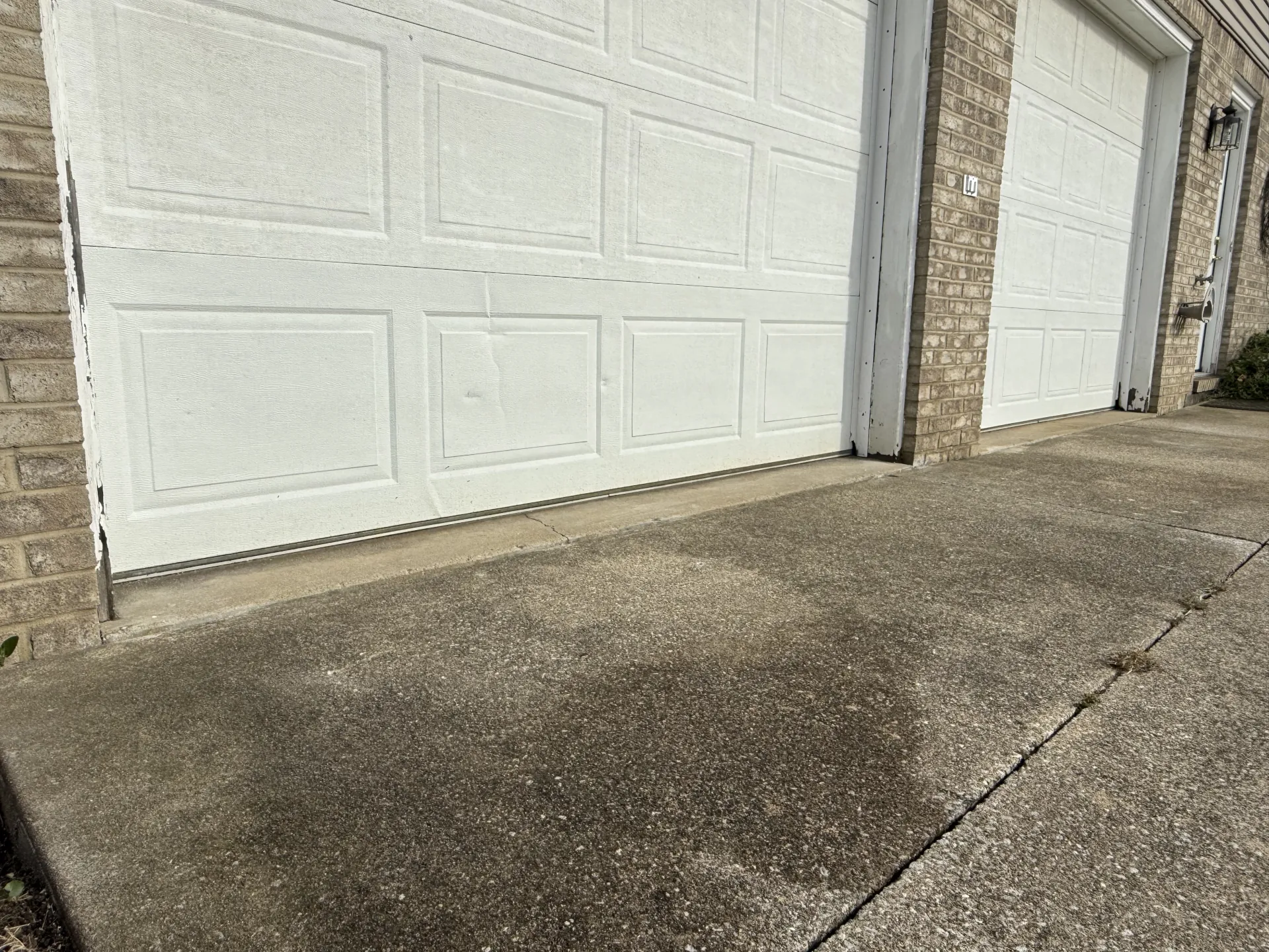 Garage apron concrete lift in plain township