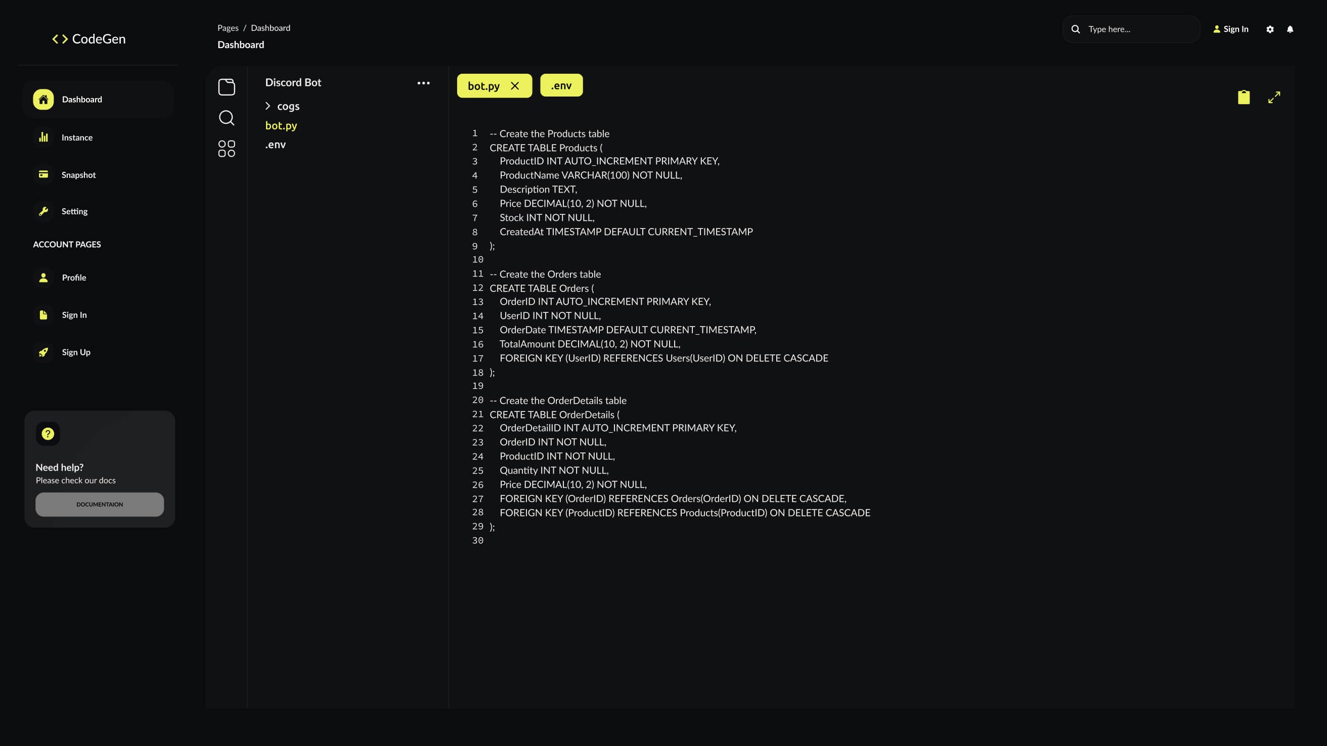 Codegen - Ai Saas Website Template