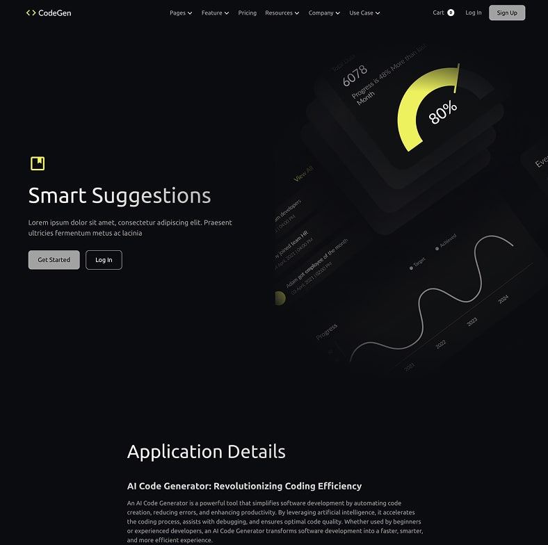 Codegen - Ai Saas Website Template