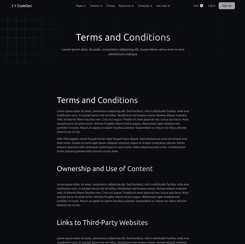 Codegen - Ai Saas Website Template
