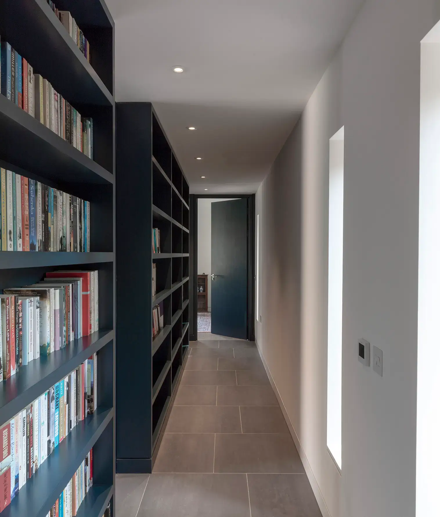 Contemporary gallery installation in West Sussex home