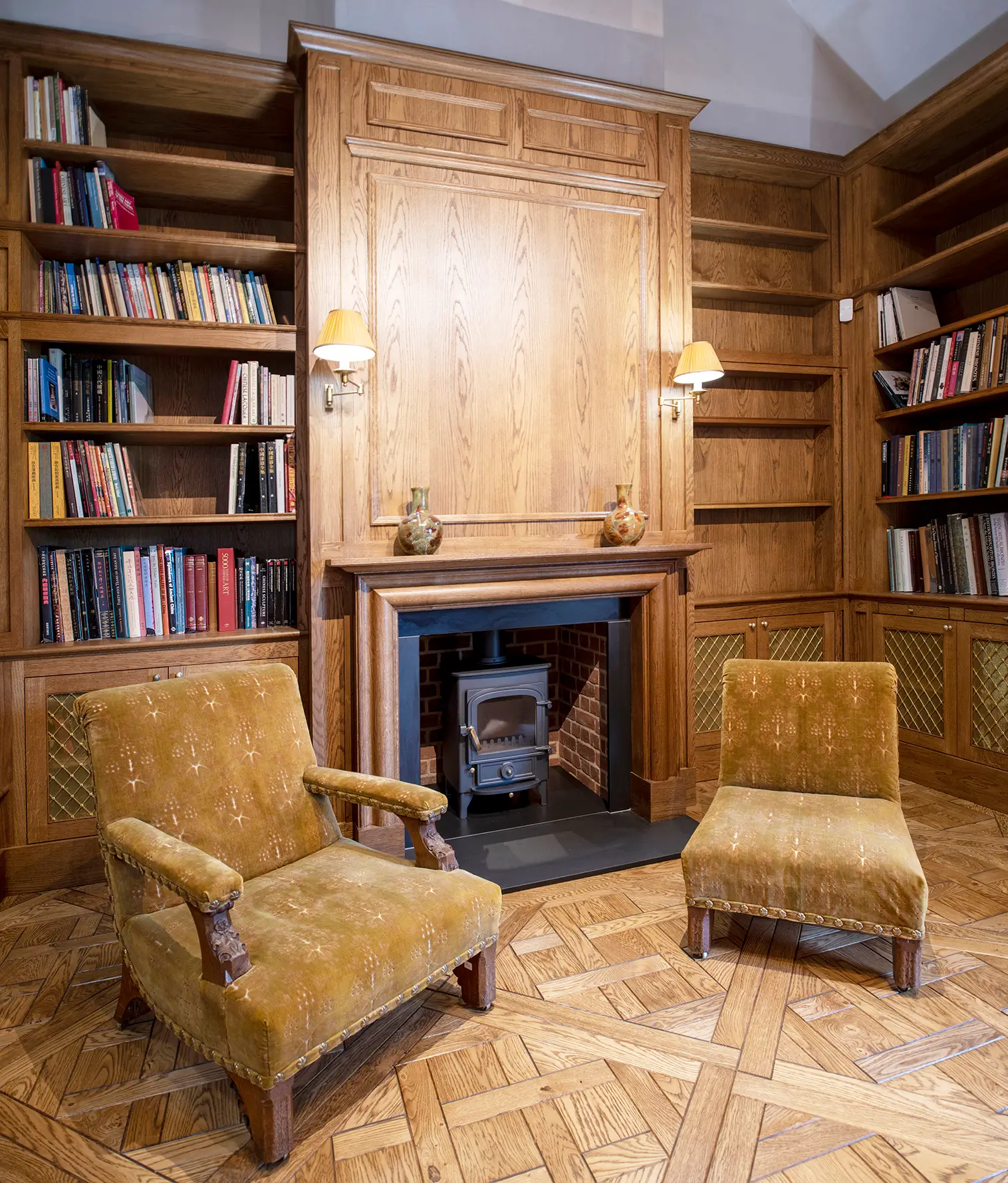 wood panelling and joinery for West Sussex home
