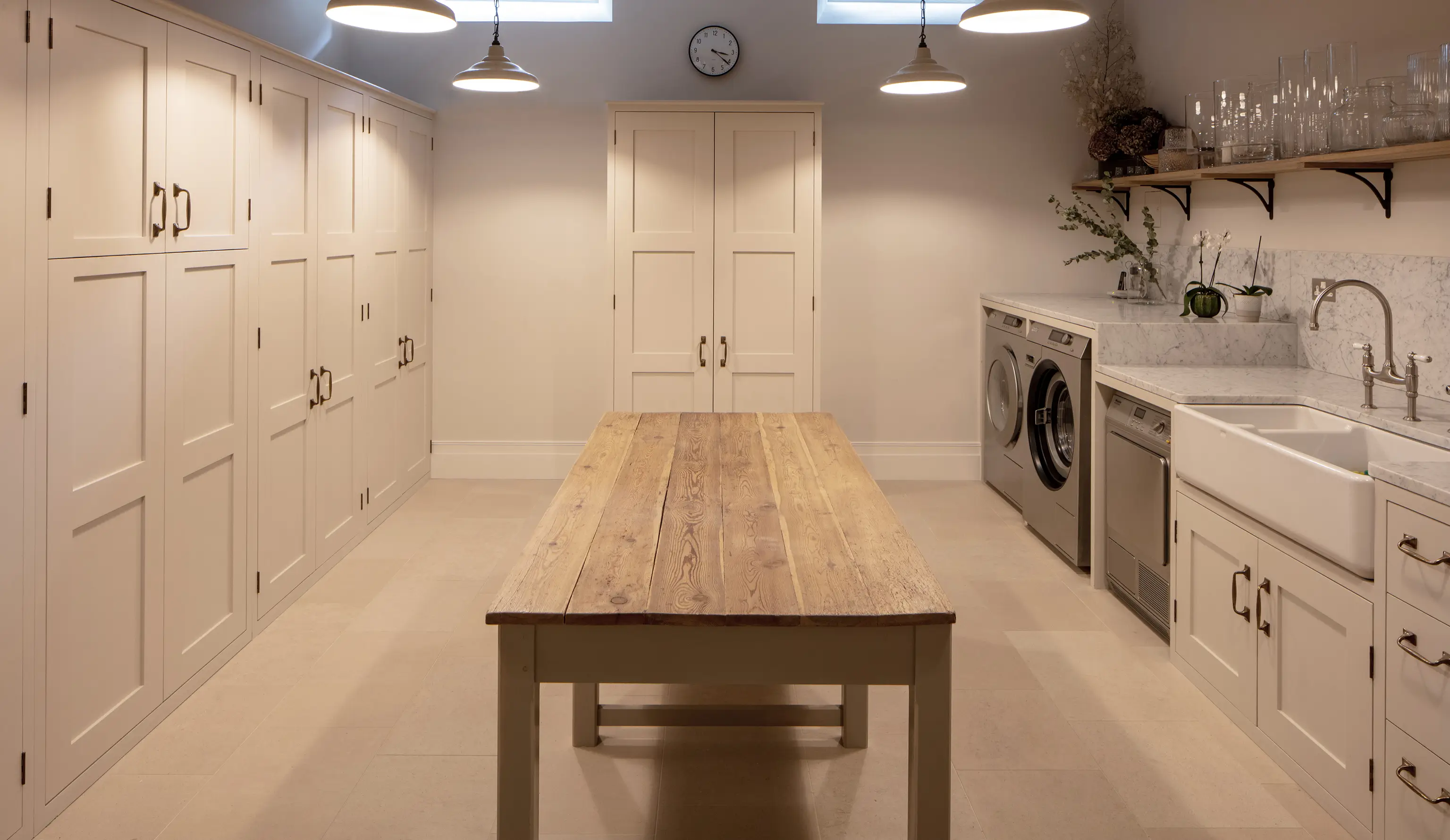 Master craftsman joinery for high-end room for large house in Wiltshire