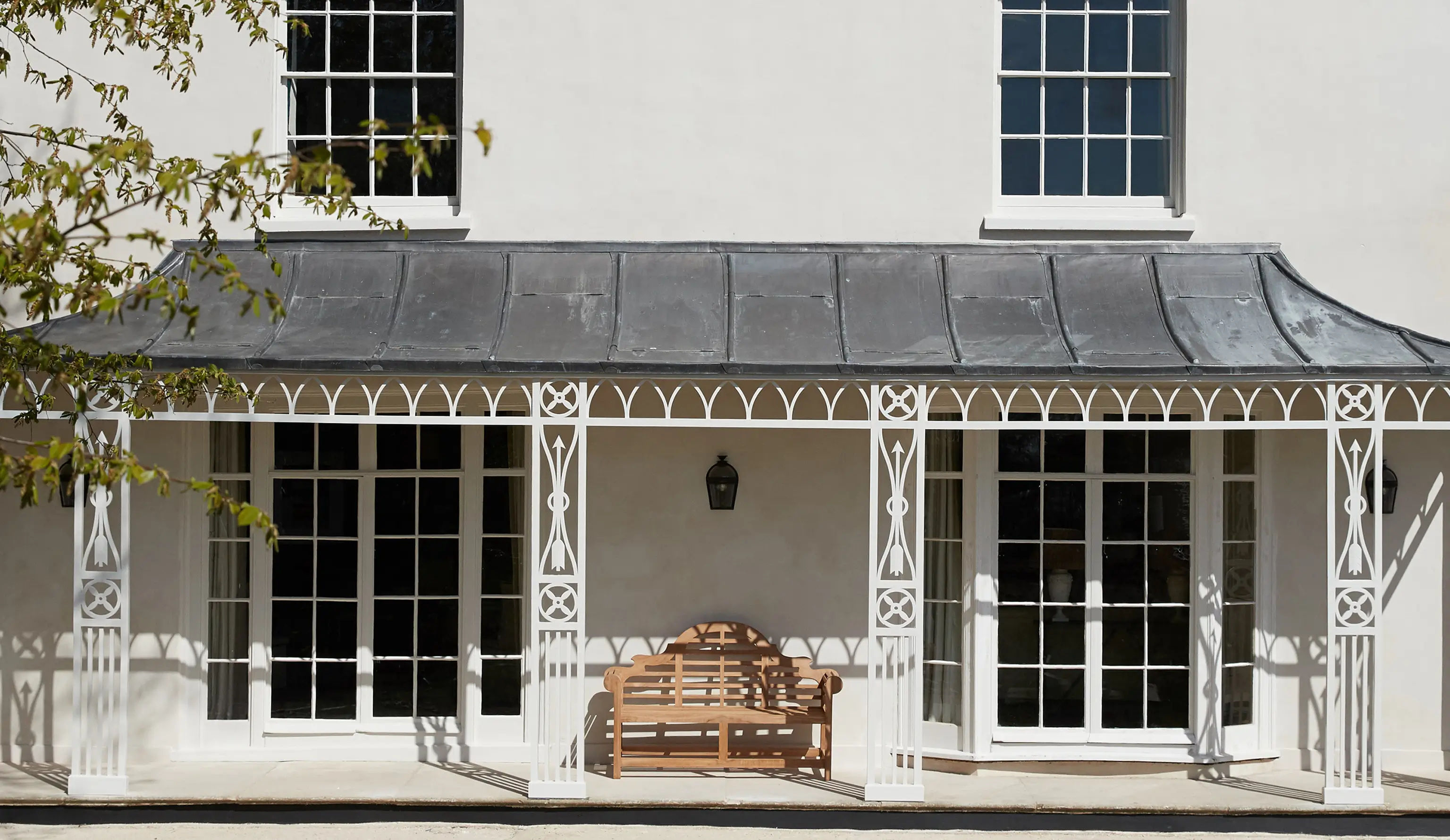 veranda restoration for period home in Hampshire