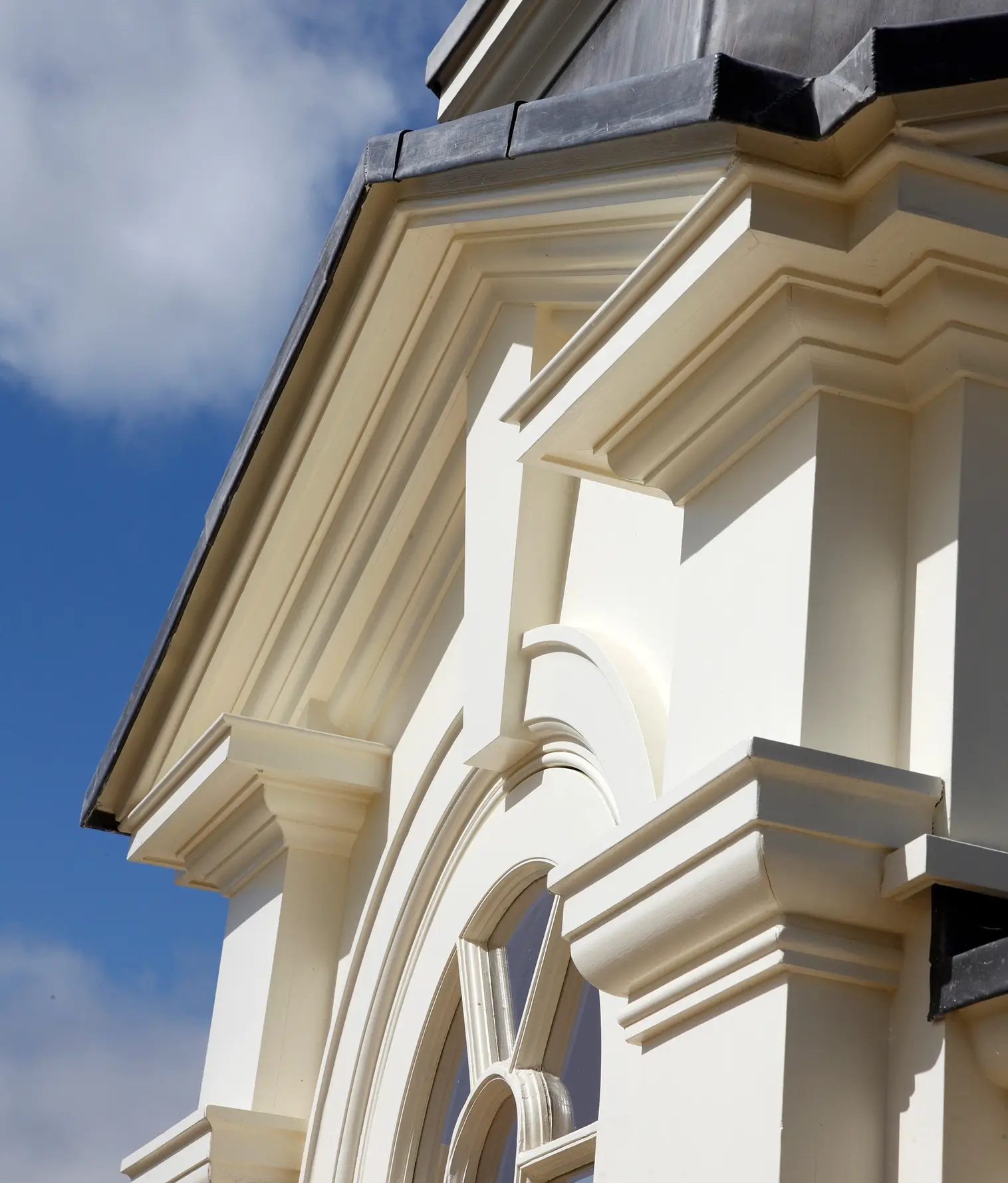 Exterior wood panelling and doors for Hampshire home