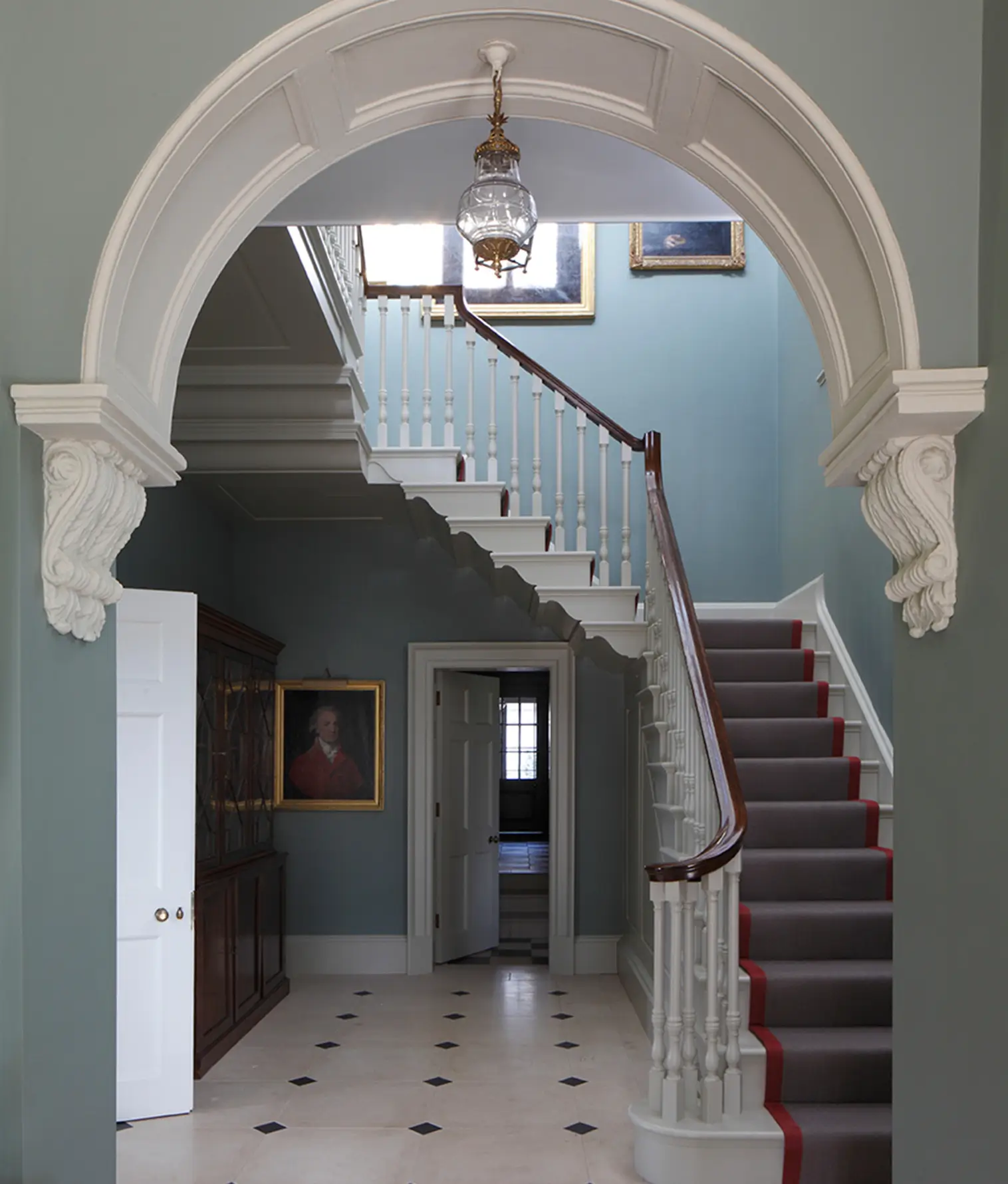 Timber staircase and joinery for Hampshire Manor house