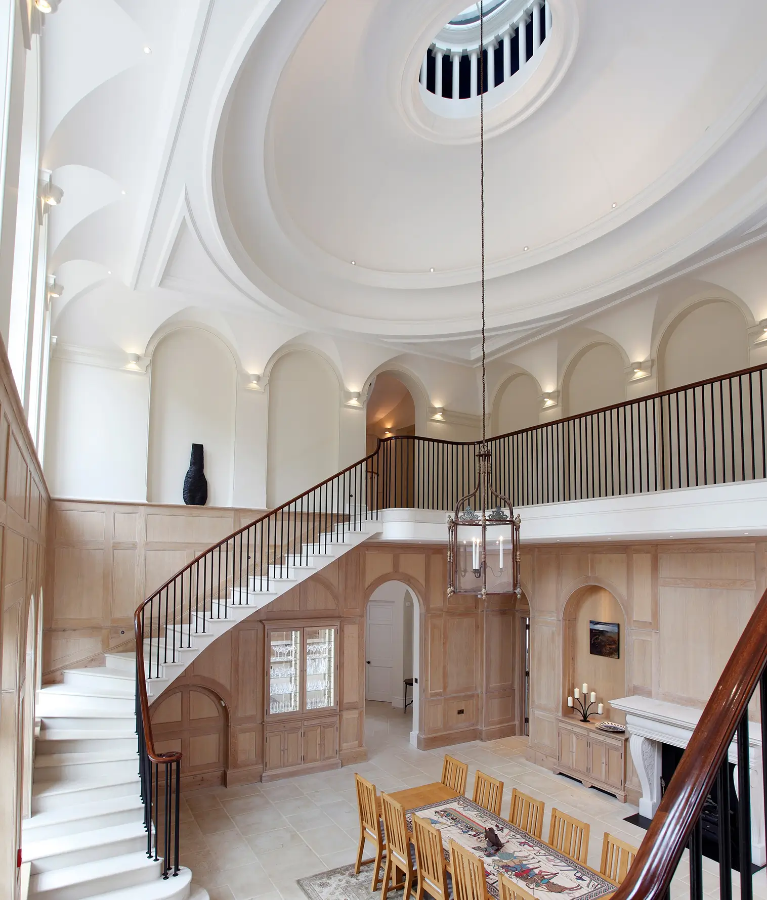 New build Queen Anne style house interior joinery