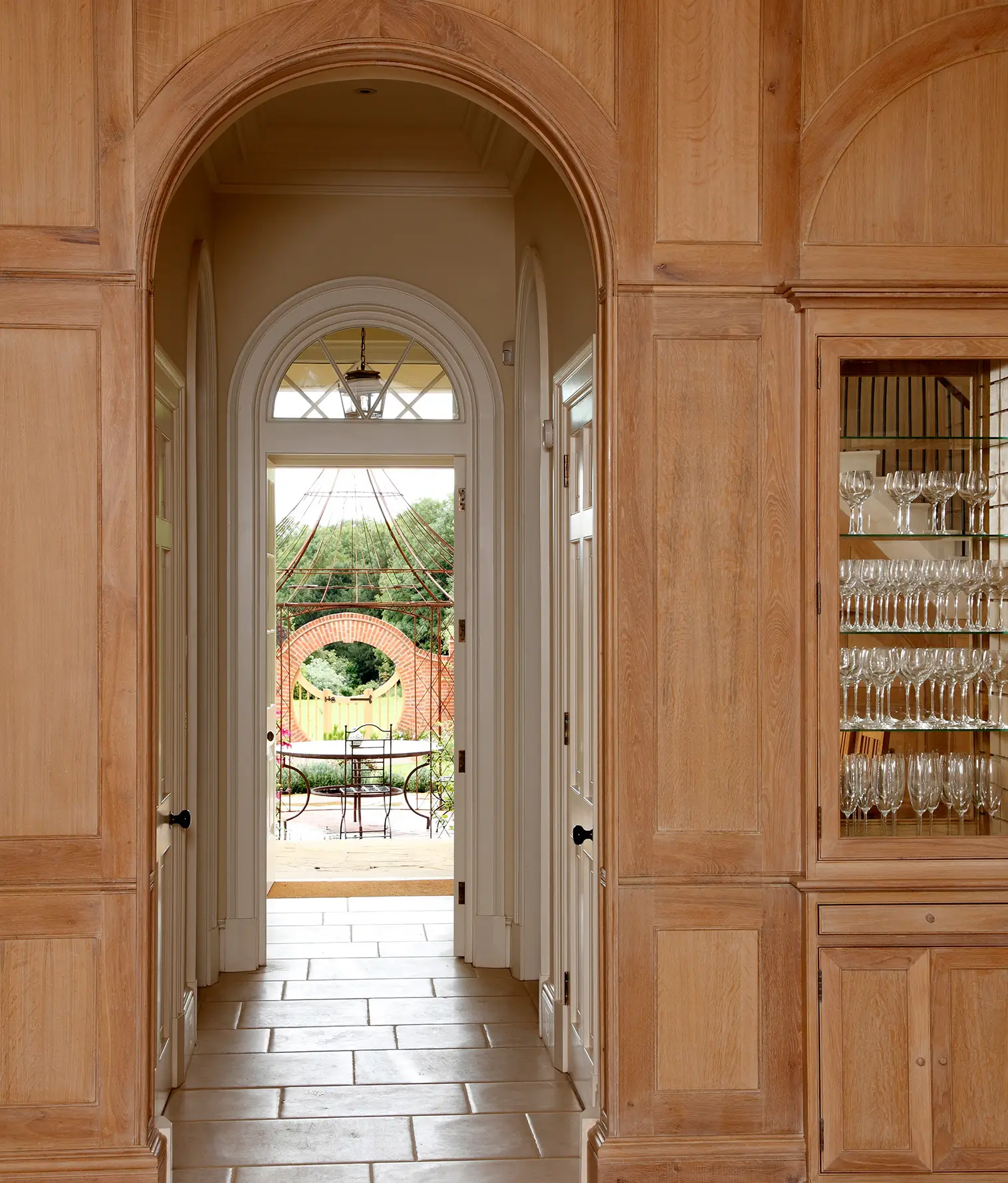 Master craftsman timber panelling for Hampshire home