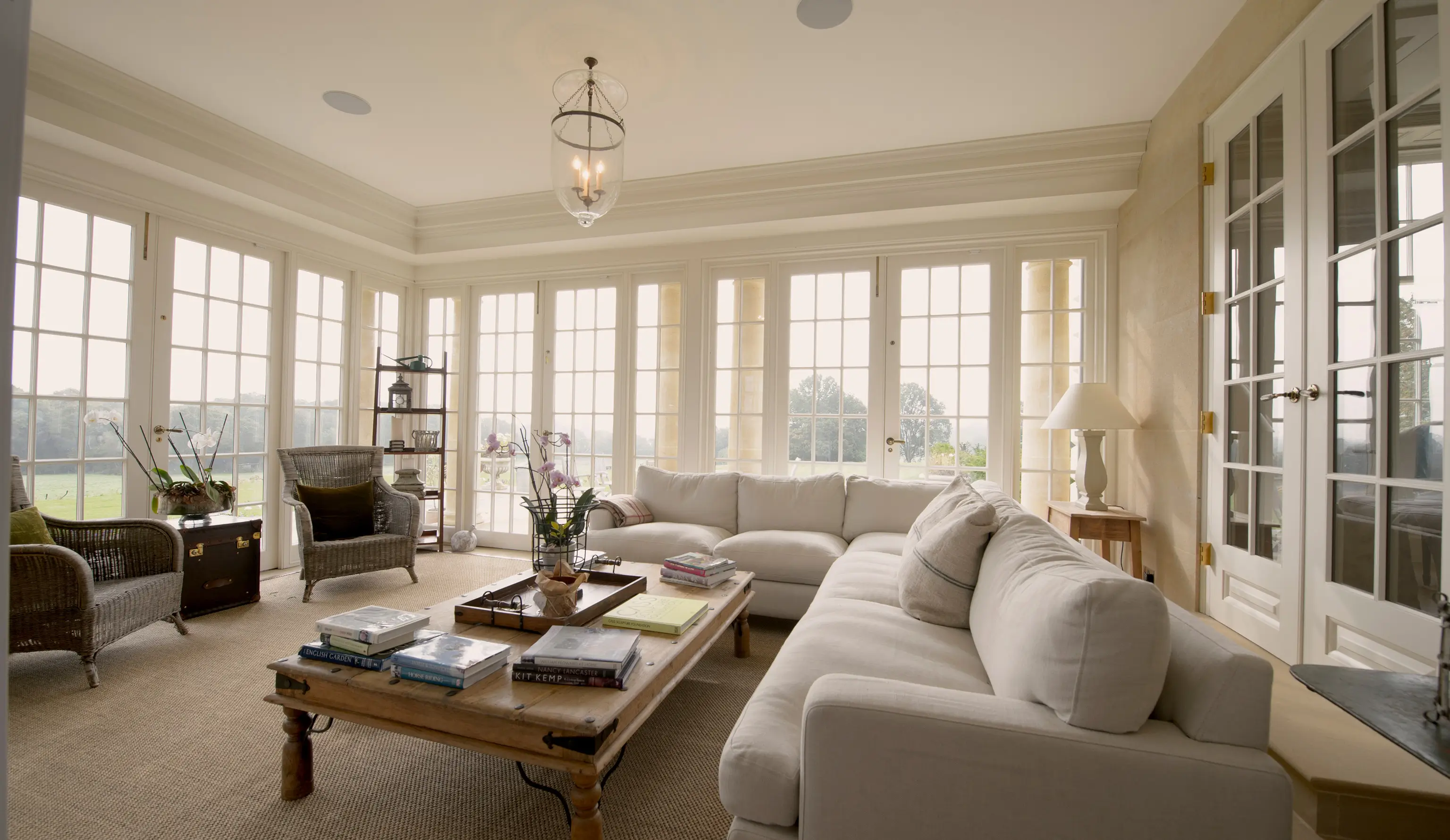 West Sussex home bespoke sash windows and interior timber doors