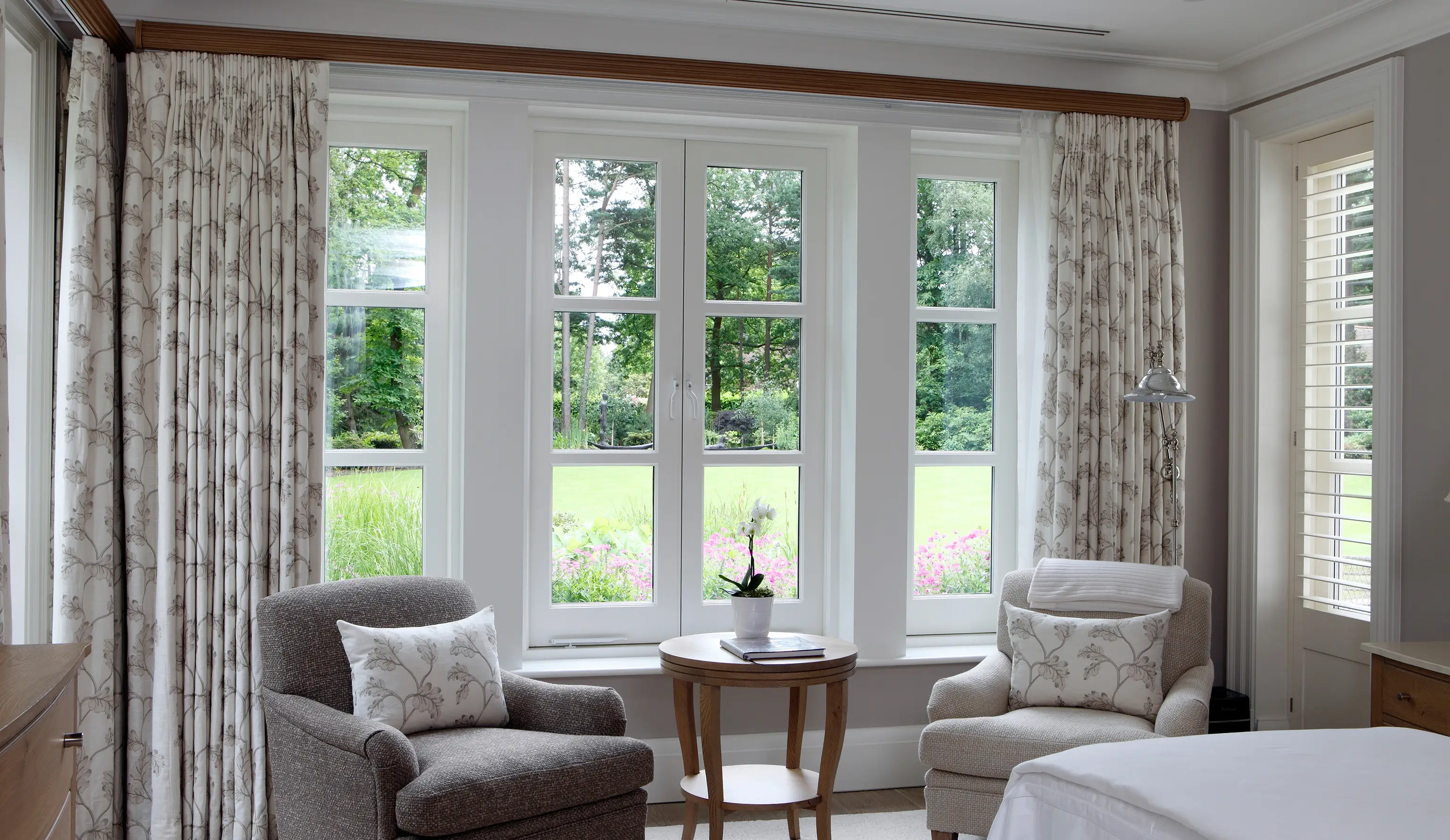 Custom timber window installation