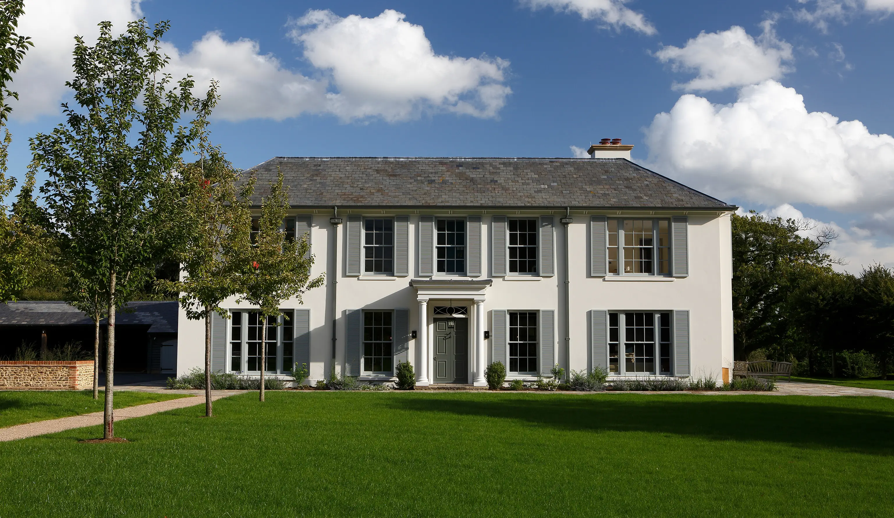 house refurbishment in Surrey, including an extensive joinery project for external windows and doors