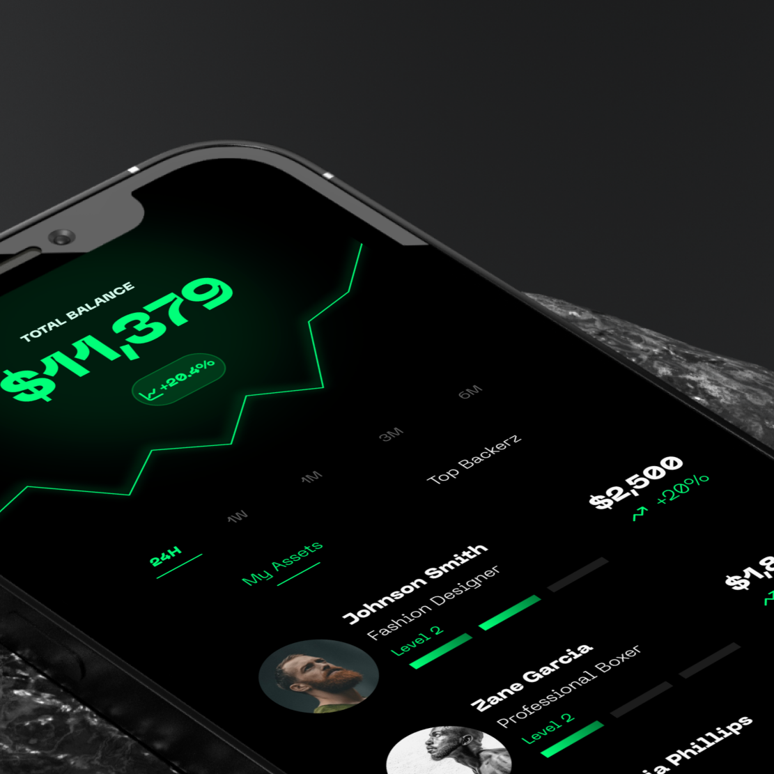 Backerz mobile app