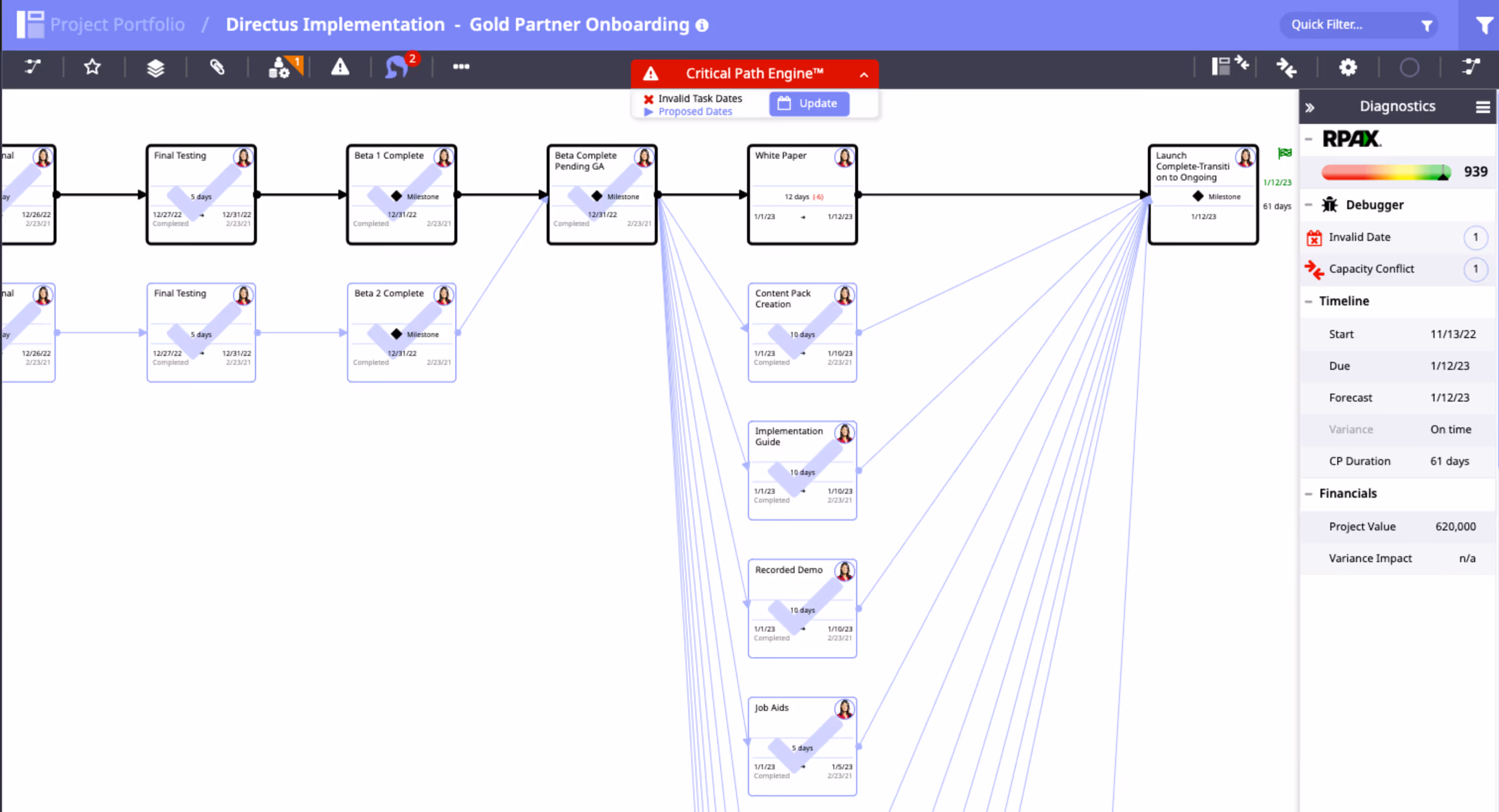 critical path software