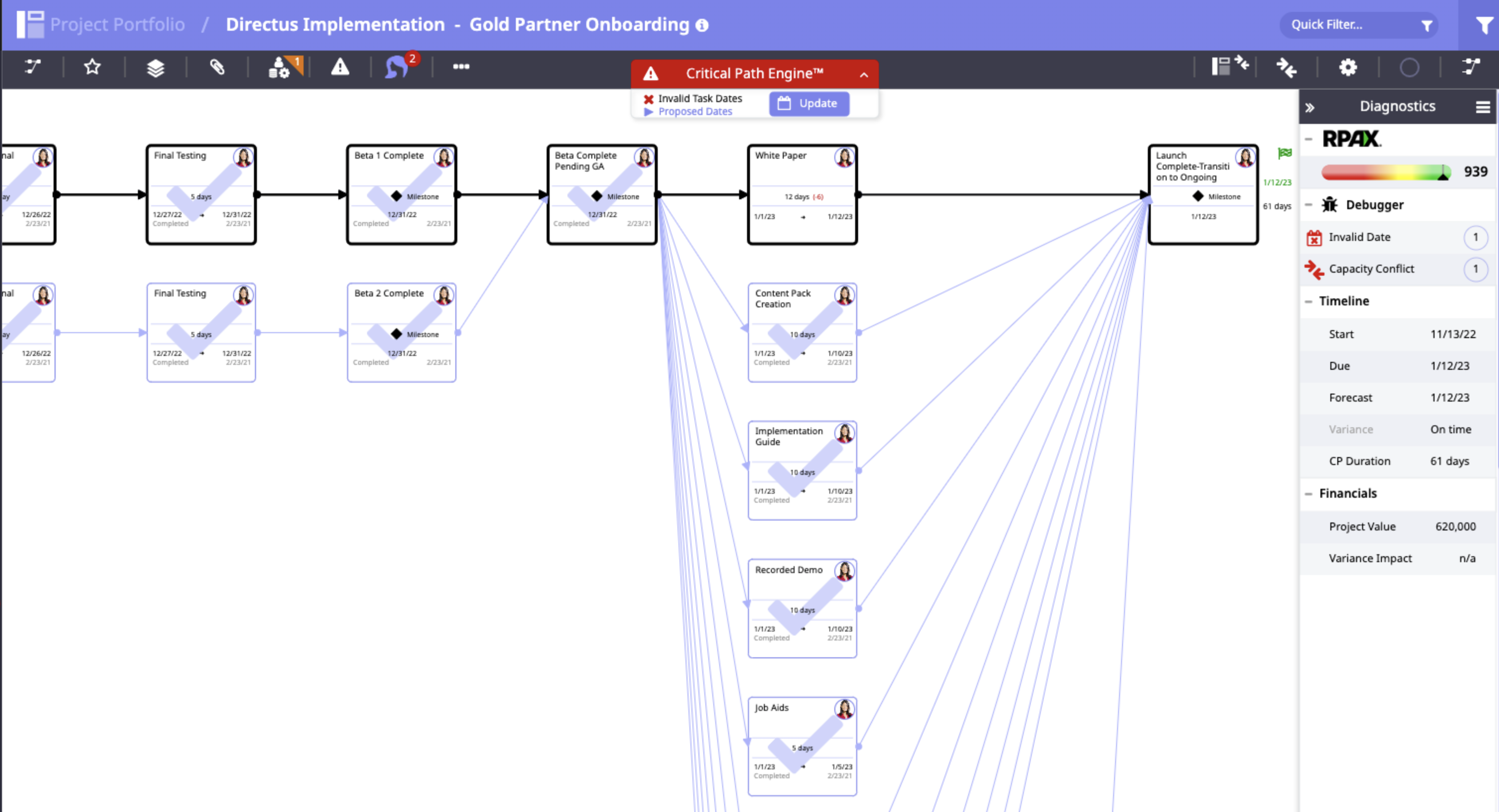 critical path software