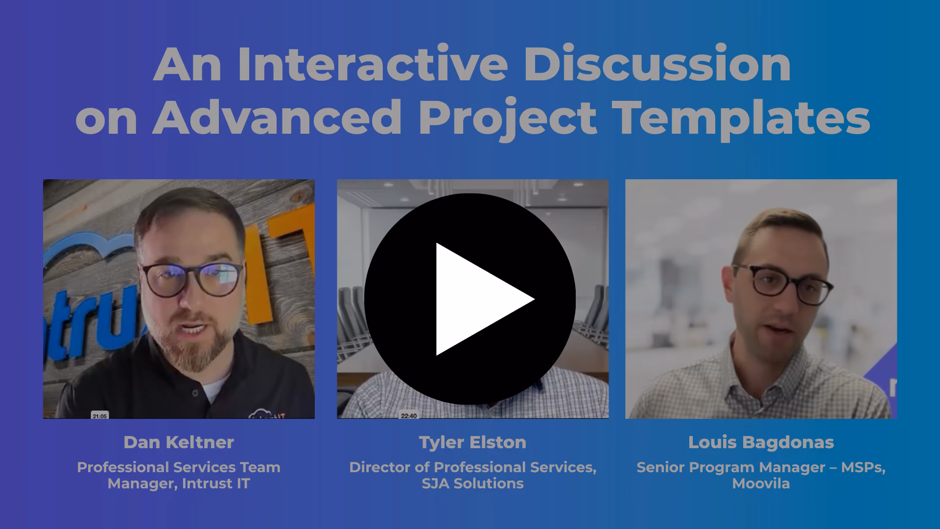 An Interactive Discussion on Advanced Project Templates