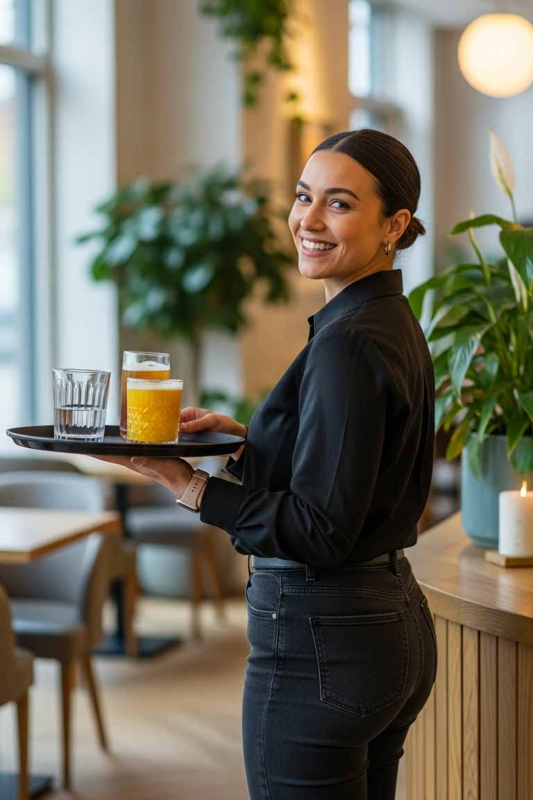 Photo of a smiling staff member