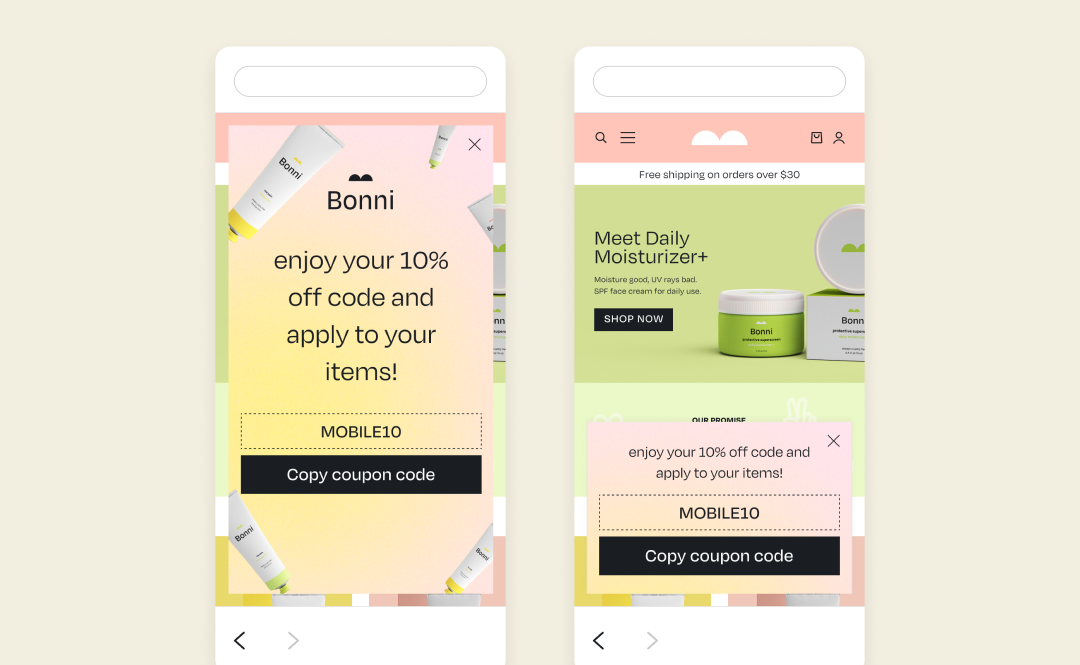 Attentive Existing Subscriber Creative Overlays