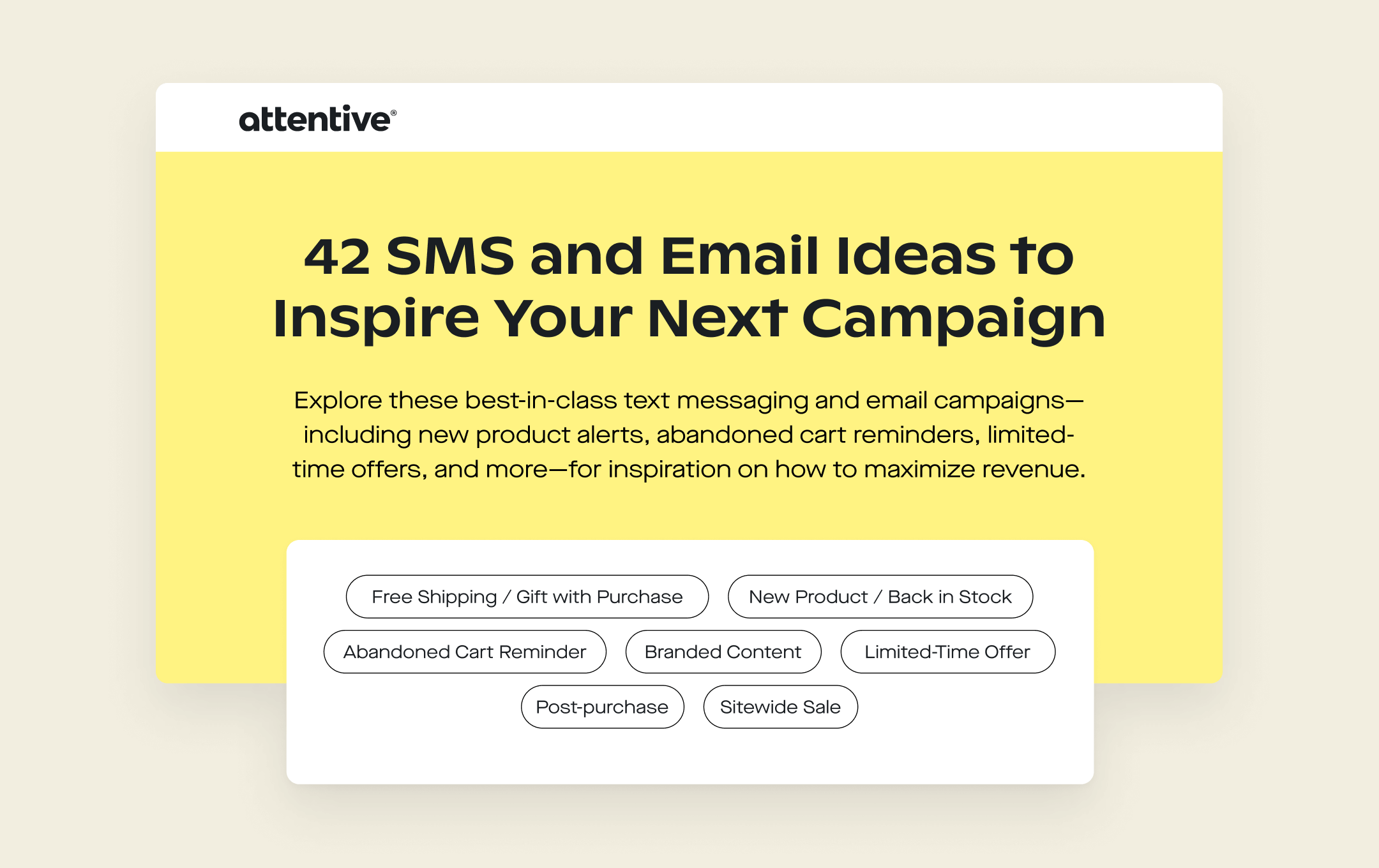 42 sms and email campaigns