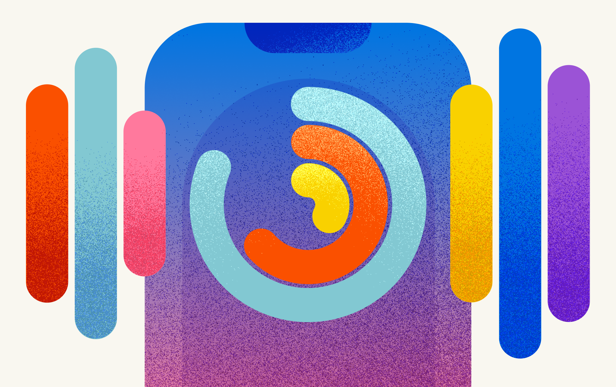 phone with circle graph