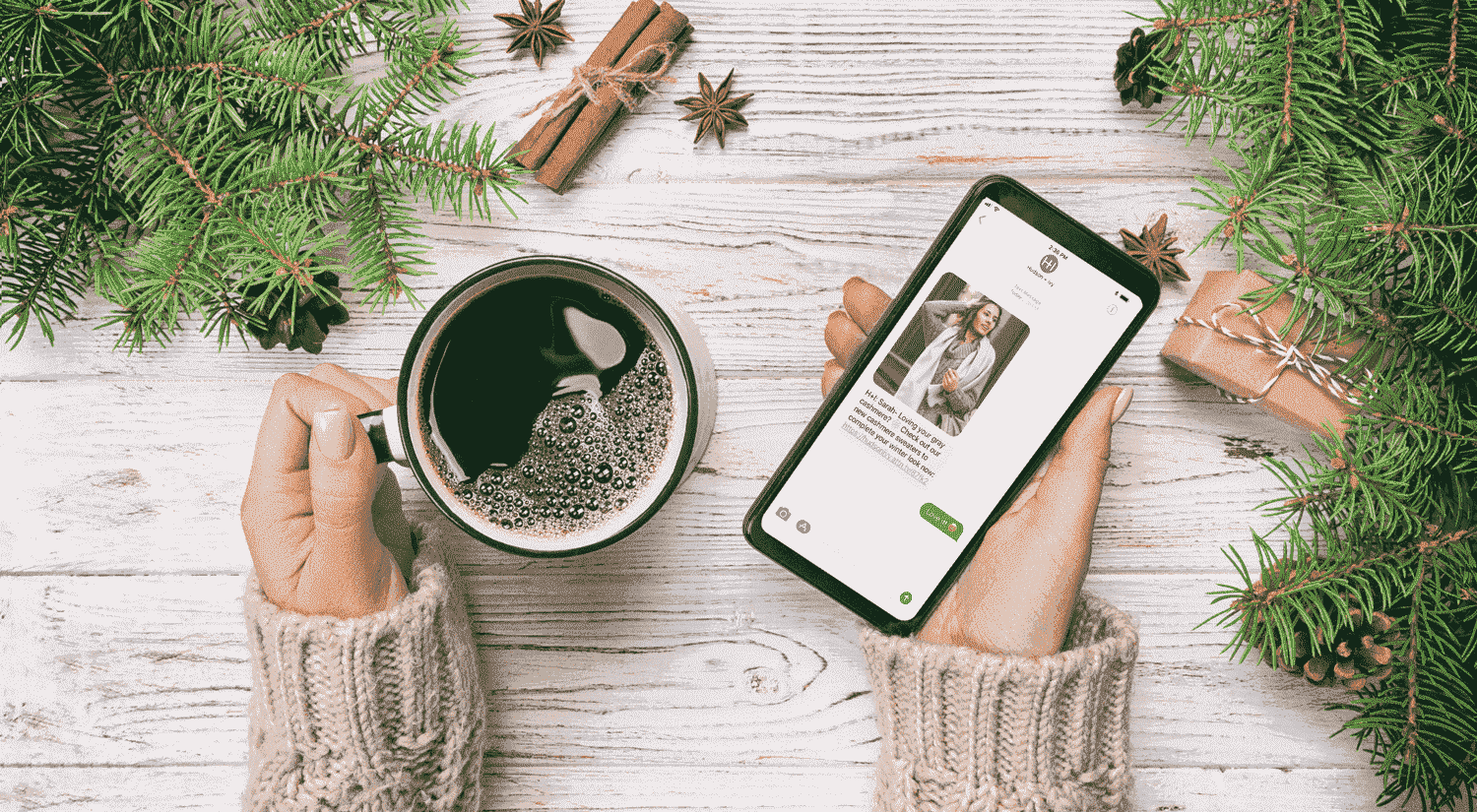 Holiday phone background