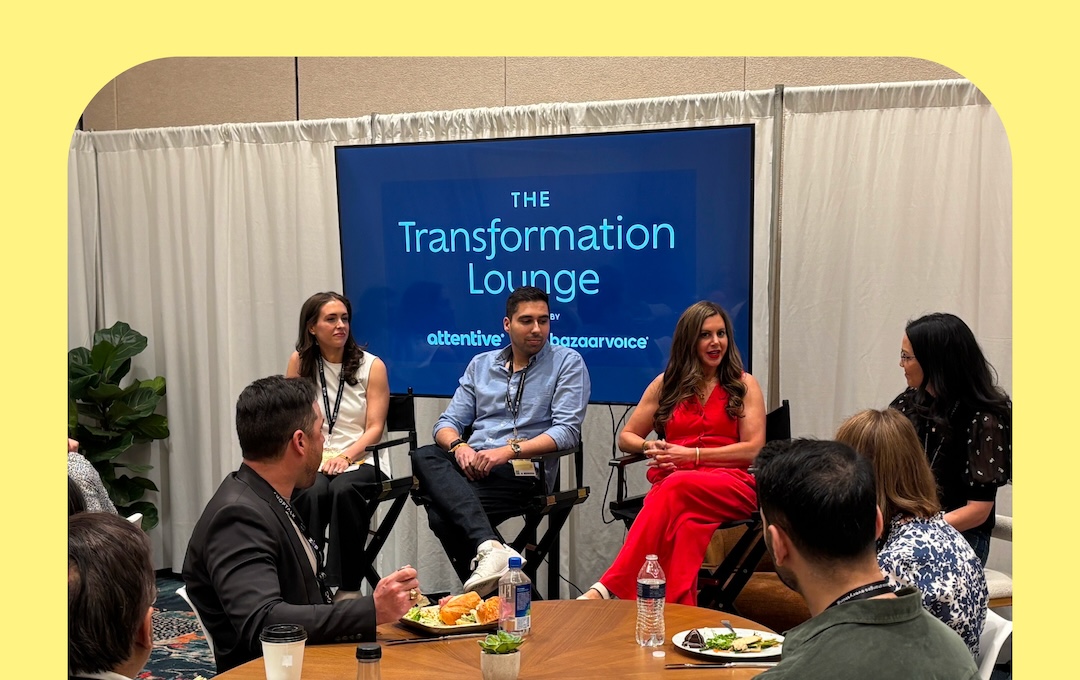 Panelists from Attentive and Bazaarvoice at Shoptalk 2025