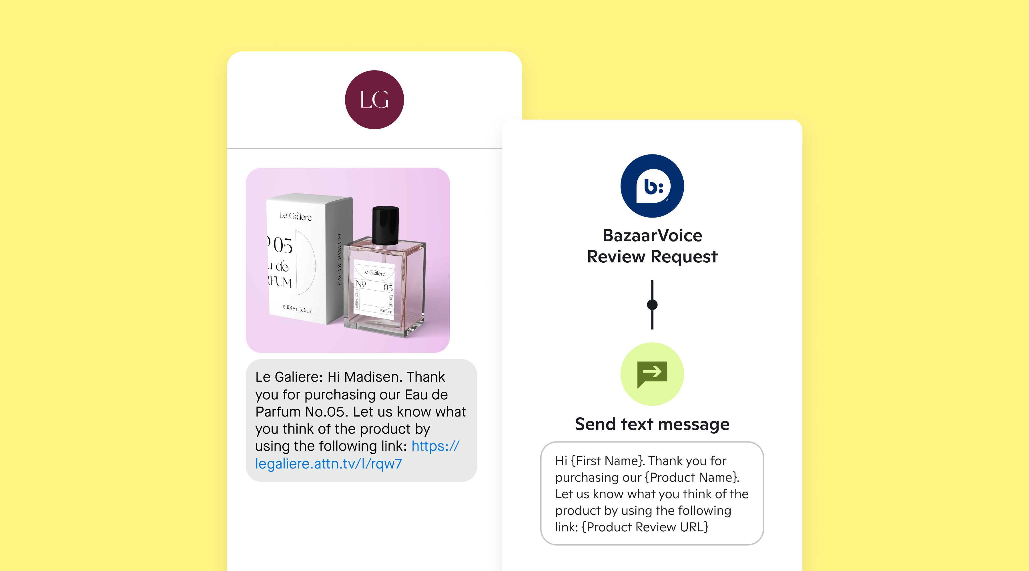 Buil loyalty with Attentive's integration with Bazaarvoice