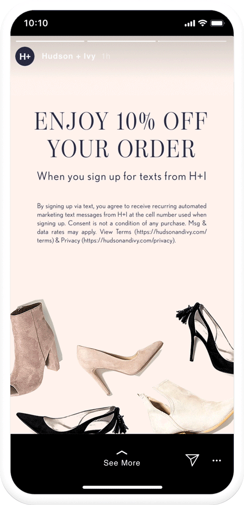 instagram stories swipe up