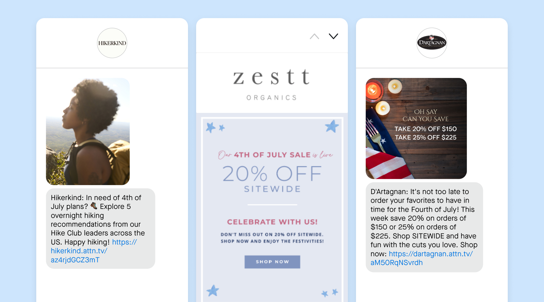 4th of July marketing examples