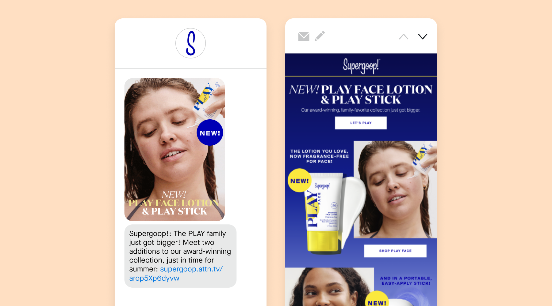 Supergoop! launches new products via SMS and email
