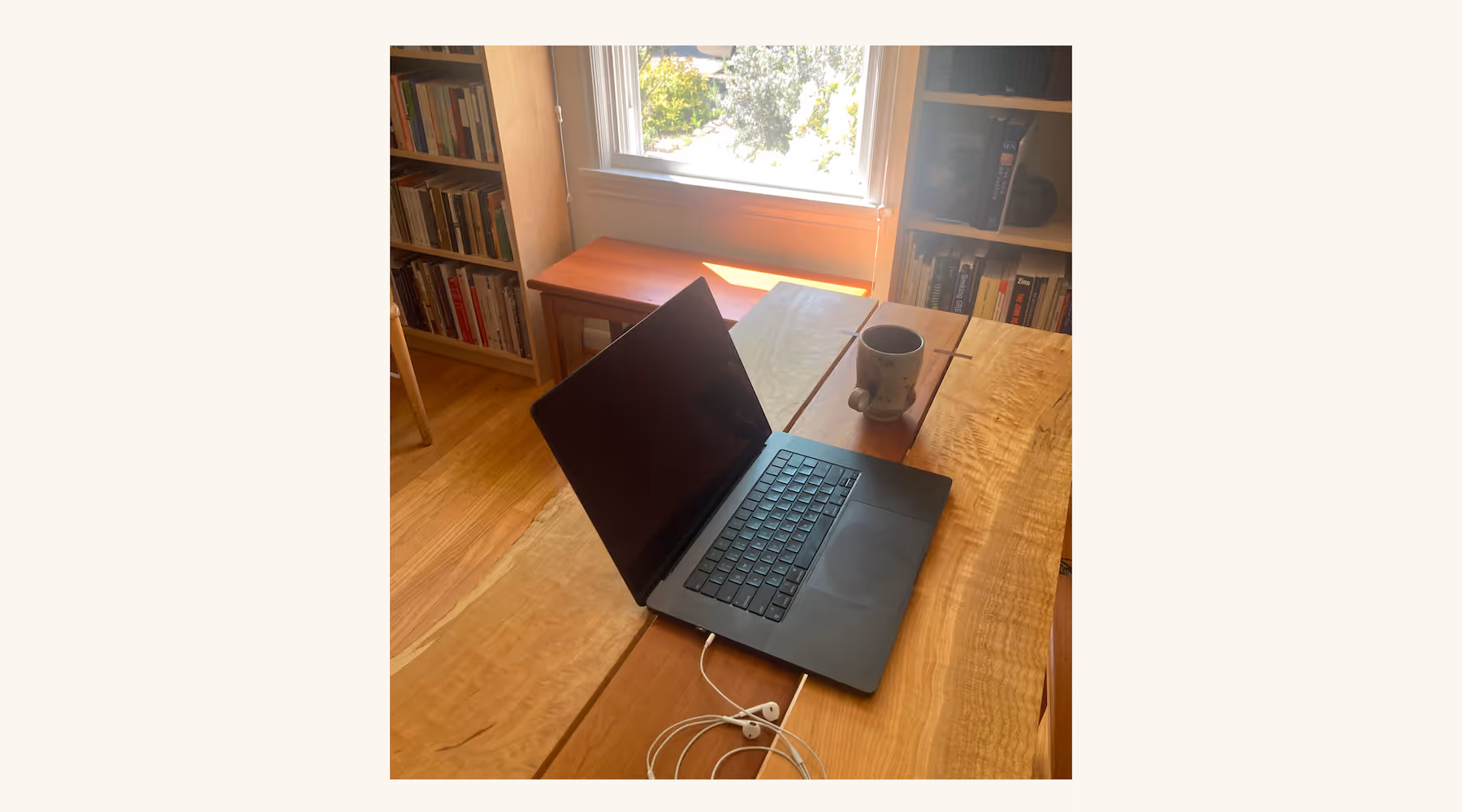 The home office setup for Brian Nixon