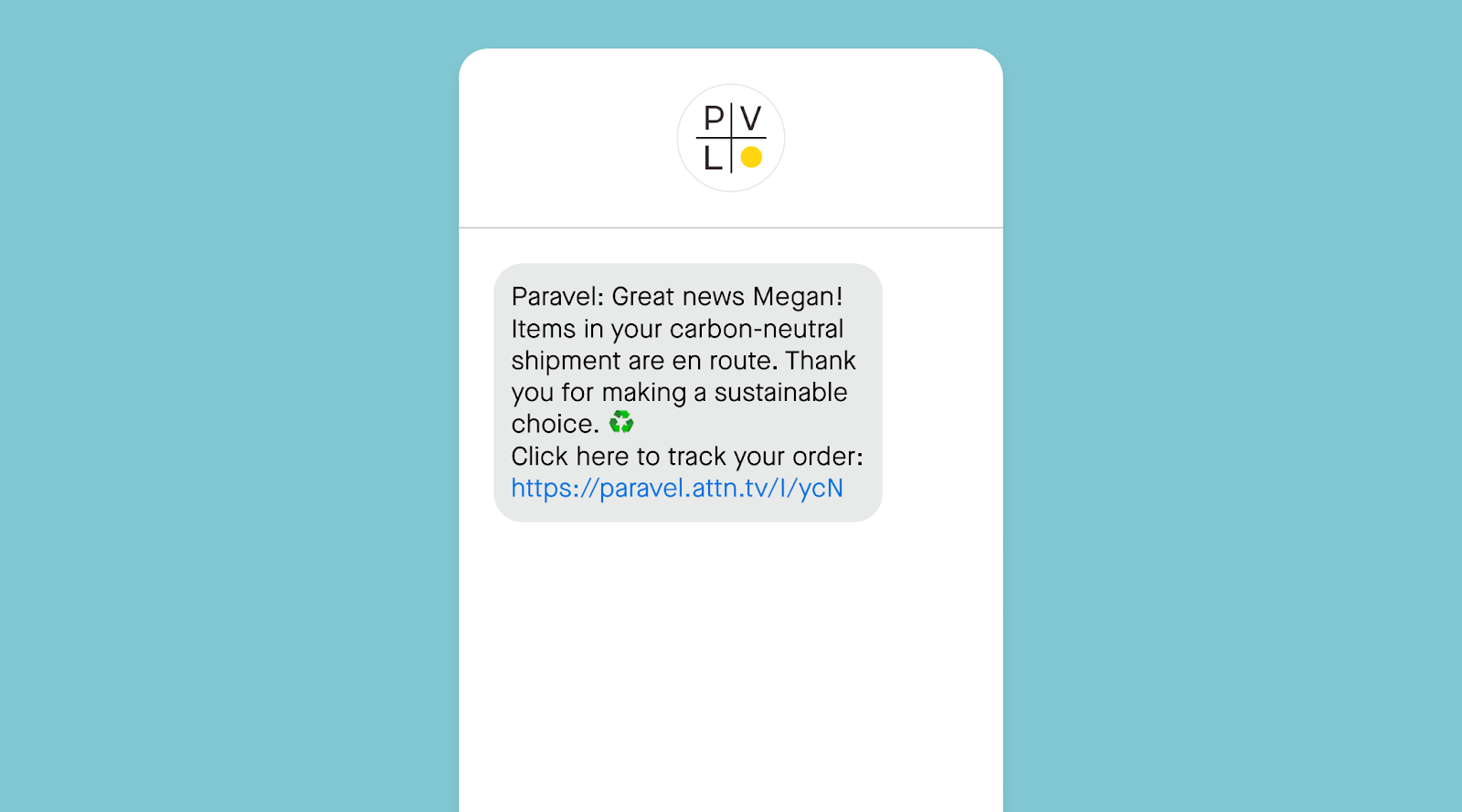 SMS example from Paravel