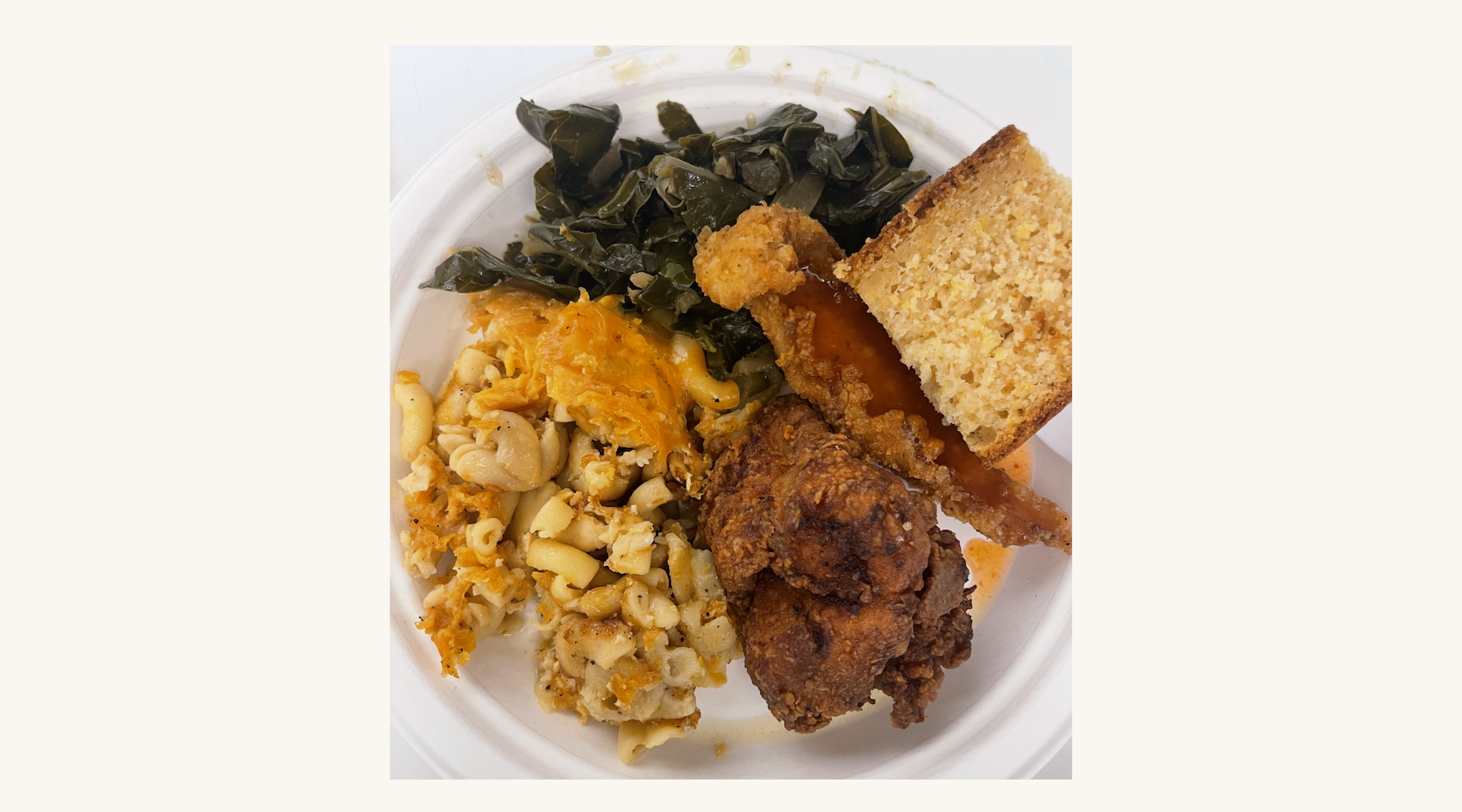 Juneteenth lunch from Charles Pan Friend Chicken