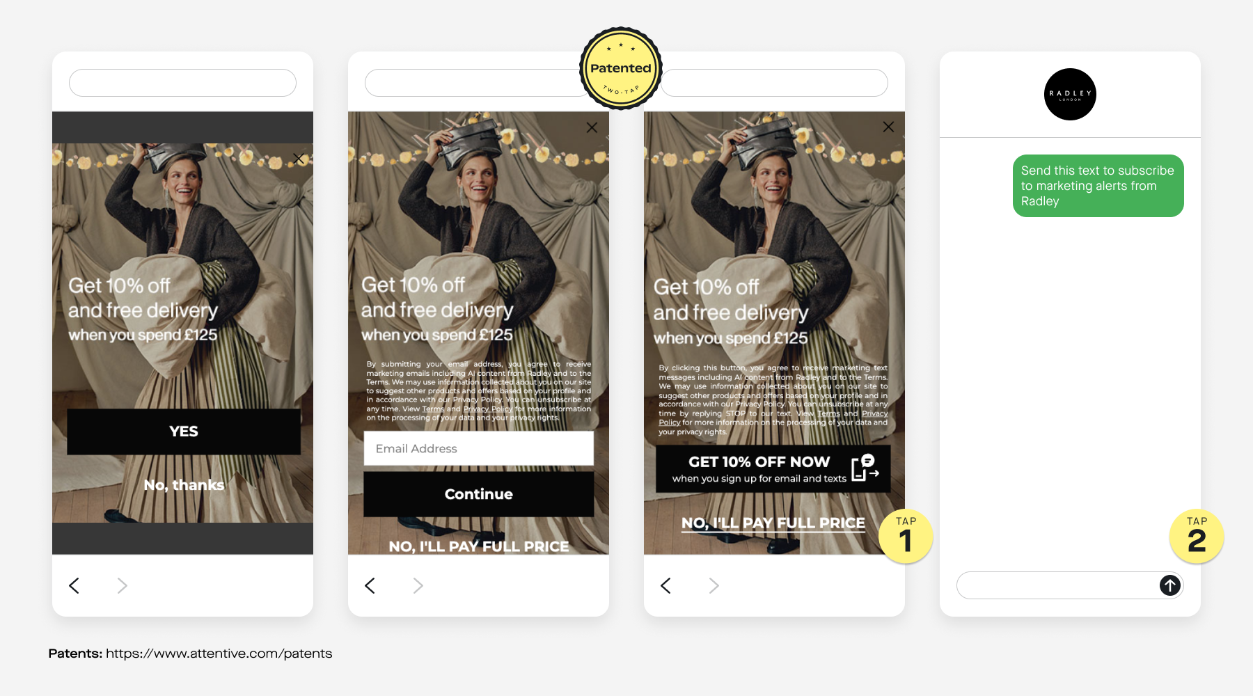 Radley Londonsign-up unit